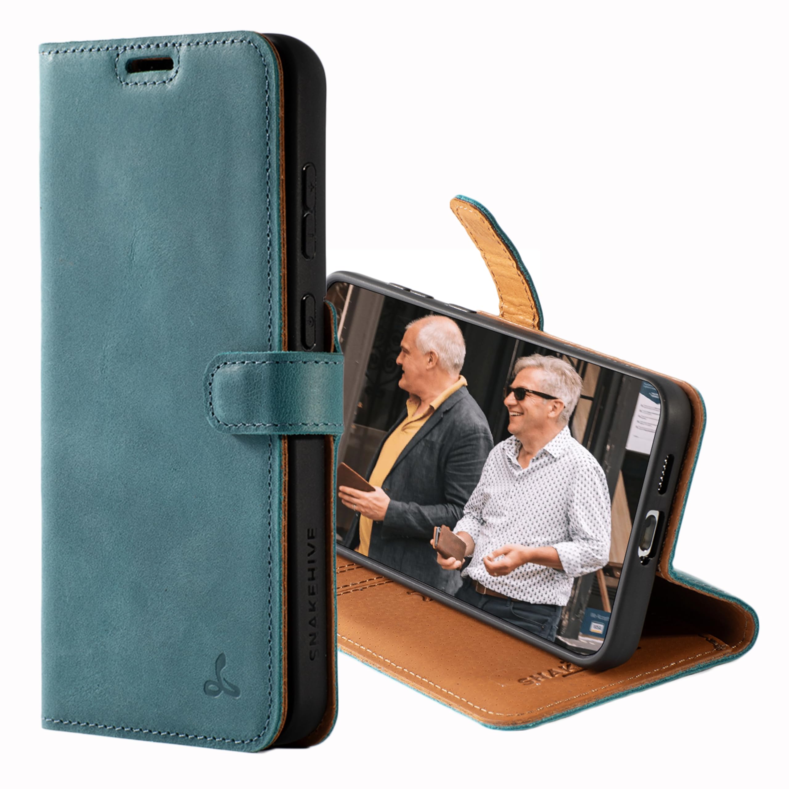 Snakehive Leather Wallet For IPhone 15 | Real Leather Wallet Phone - View #4