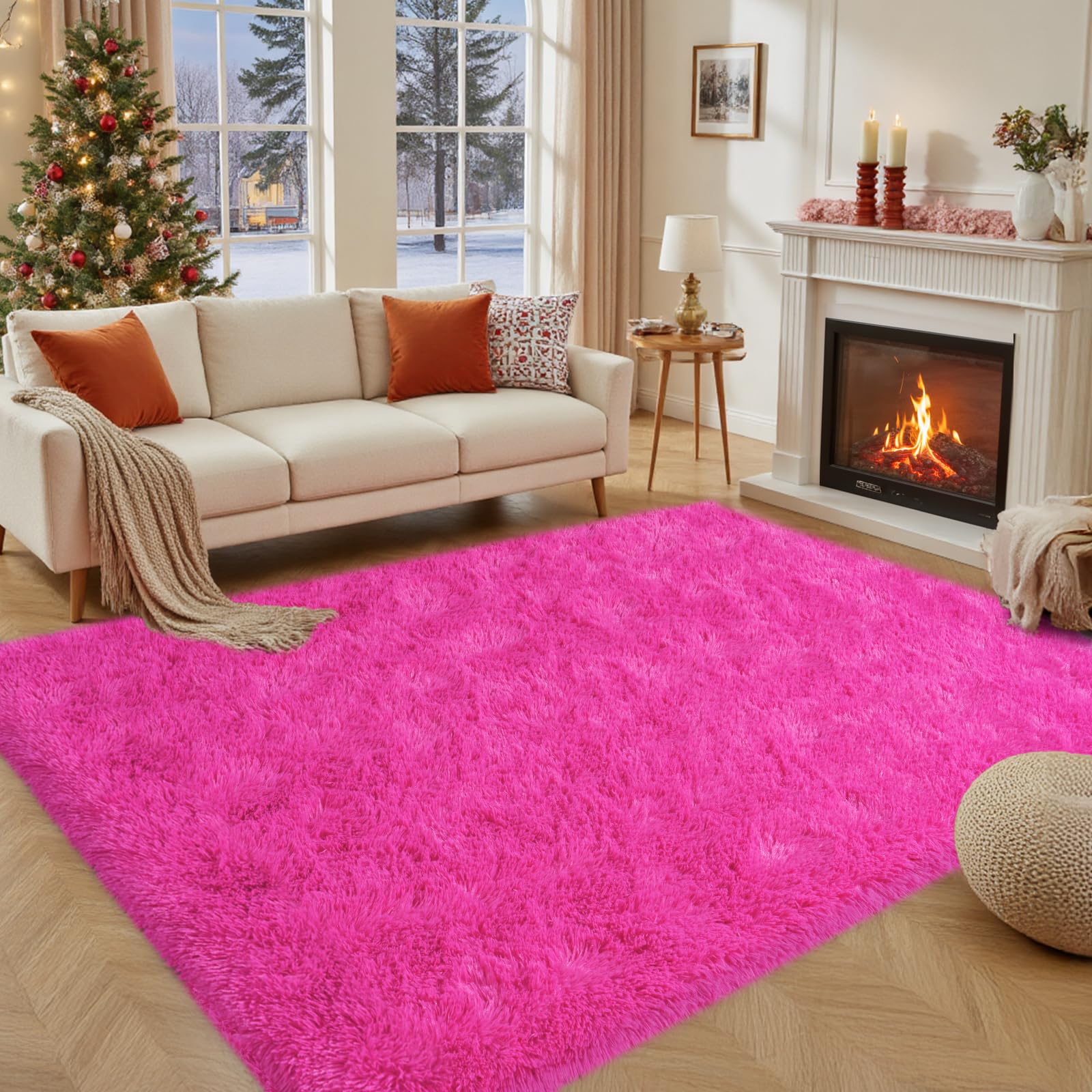 Tapis moderne à poils longs : isolez votre sol froid avec ce revêtement moelleux