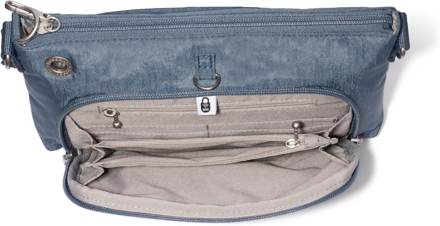 Baggallini womens Securtex Anti-theft Memento Crossbody Bag - Image 12