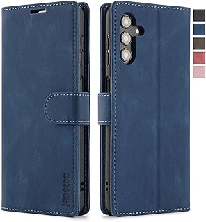 Samsung Galaxy A13 5G Case,Samsung Galaxy A13 5G Wallet Case with Card Holder [RFID Blocking] Kickstand Magnetic,Leather Flip Case Wallet for Samsung Galaxy A13 5G 6.5 Inch (Blue)