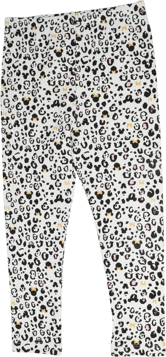 Disney Minnie Mouse Mickey Mouse T-Shirt and Leggings Outfit Set Infant to Big Kid