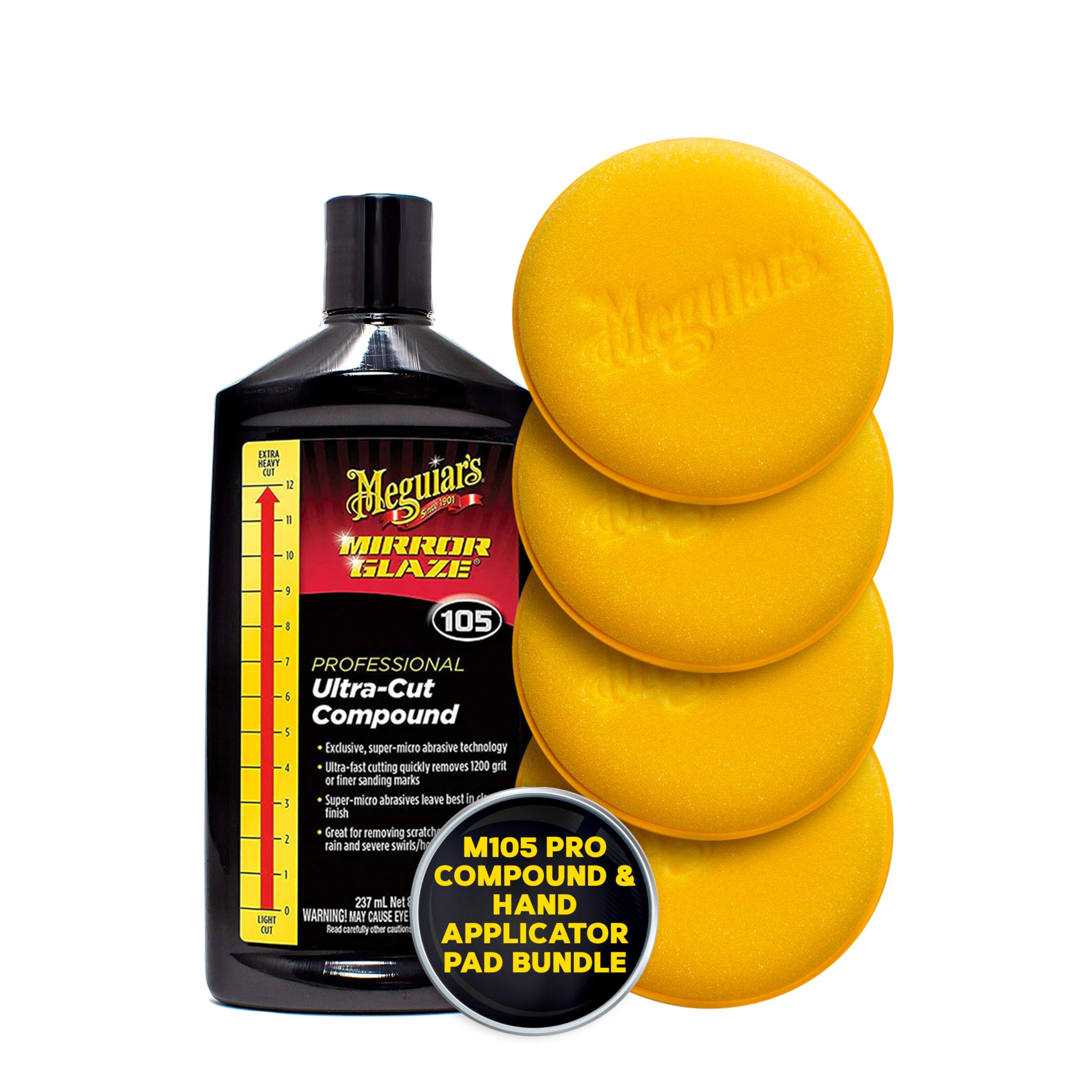 Amazon.com: Meguiar's Mirror Glaze M10508 Ultra | No Wax Residue