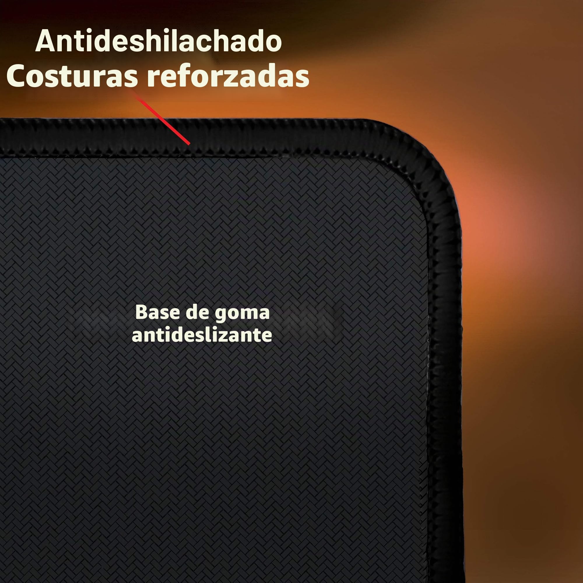 Enhance Alfombrilla de ratón extendida para Juegos, Alfombrilla de ratón XL, Accesorios de Escritorio, Costuras antideshilachado y Superficie de Seguimiento de Baja fricción, Respaldo Antideslizante