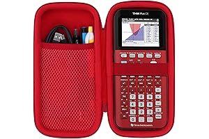 Eye-Catching TI-84 Plus Calculator Hard Case - Vibrant Radical Red