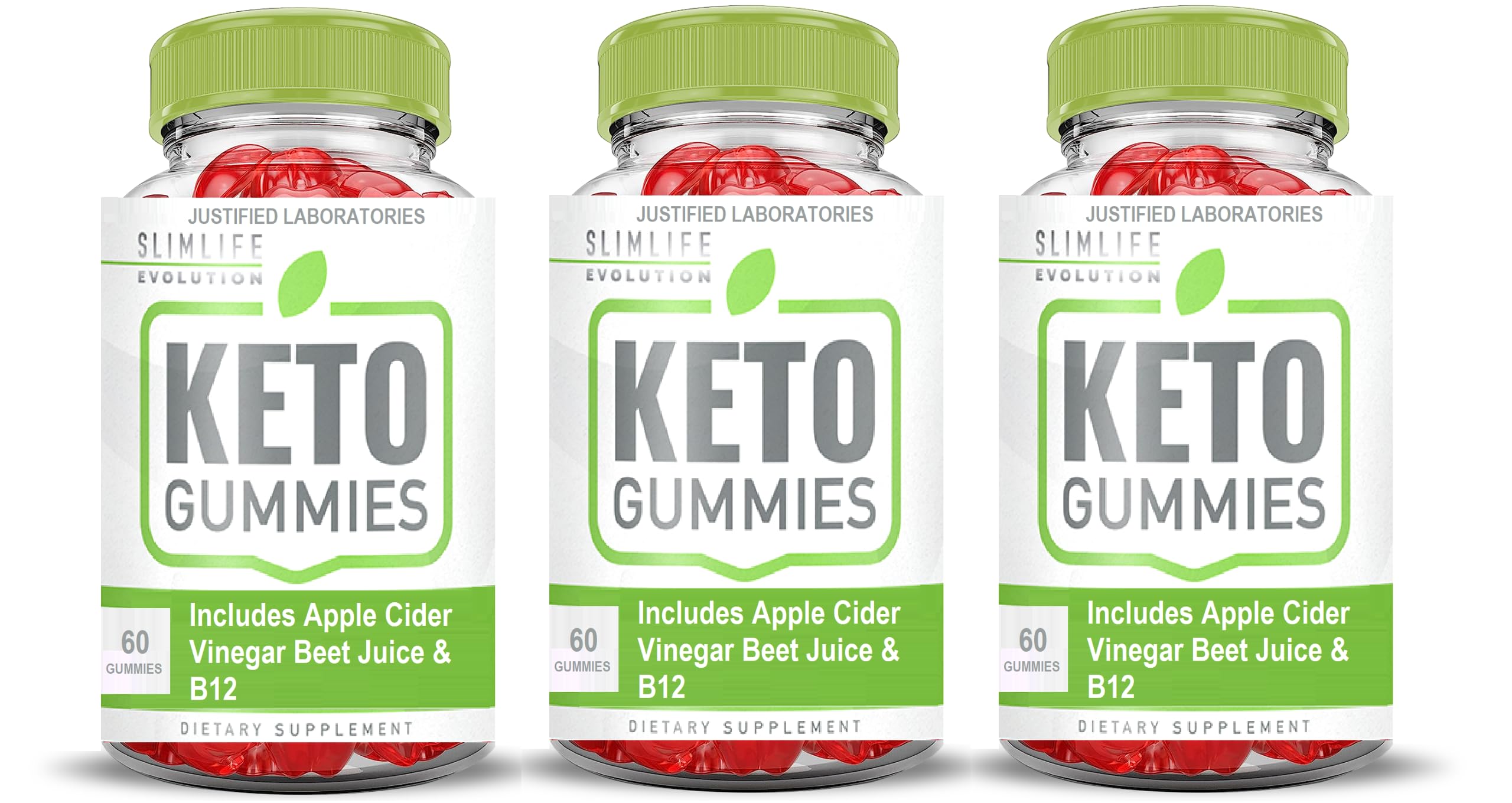 (3 Pack) Slimlife Evolution Keto ACV Gummies Slim Life Evolution Keto Gummies Slimlife Keto Gummy Advanced 1000MG Apple Cider Vinegar Formulated Pomegranate Beet Juice Powder B12 Vegan 180 Gummies