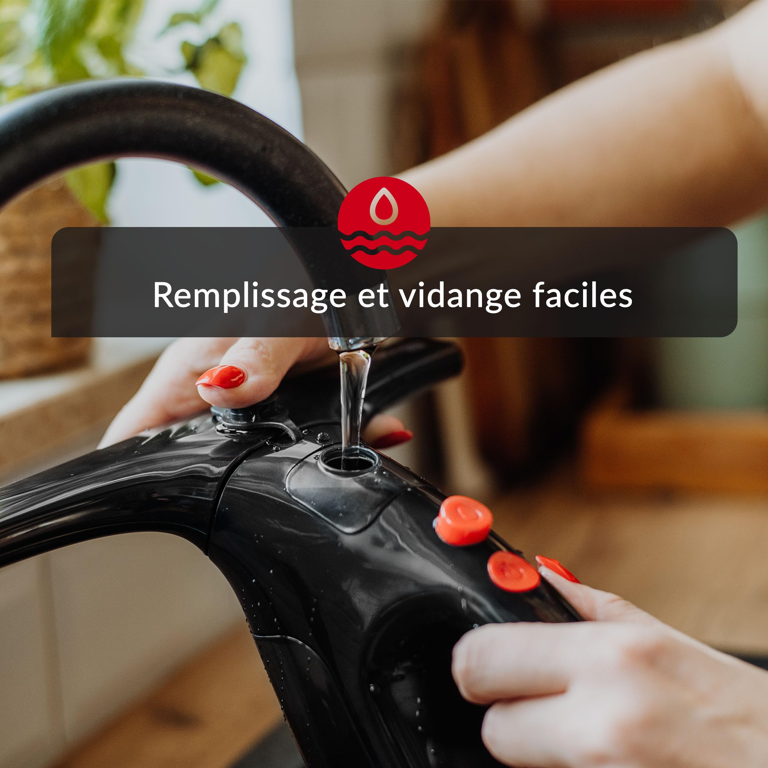 Lehmann Nettoyeur de Vitres sans Fil avec Raclette Supplémentaire, Aspirateur de Fenêtre 25 cm, Lave Vitre Électrique avec Pulvérisateur, Lance Télescopique & Microfibre