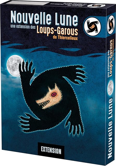 Asmodee-Les Loups-Garous de Thiercelieux-Extension Nouvelle Lune, LMELG02FR, Jeu D'ambiance