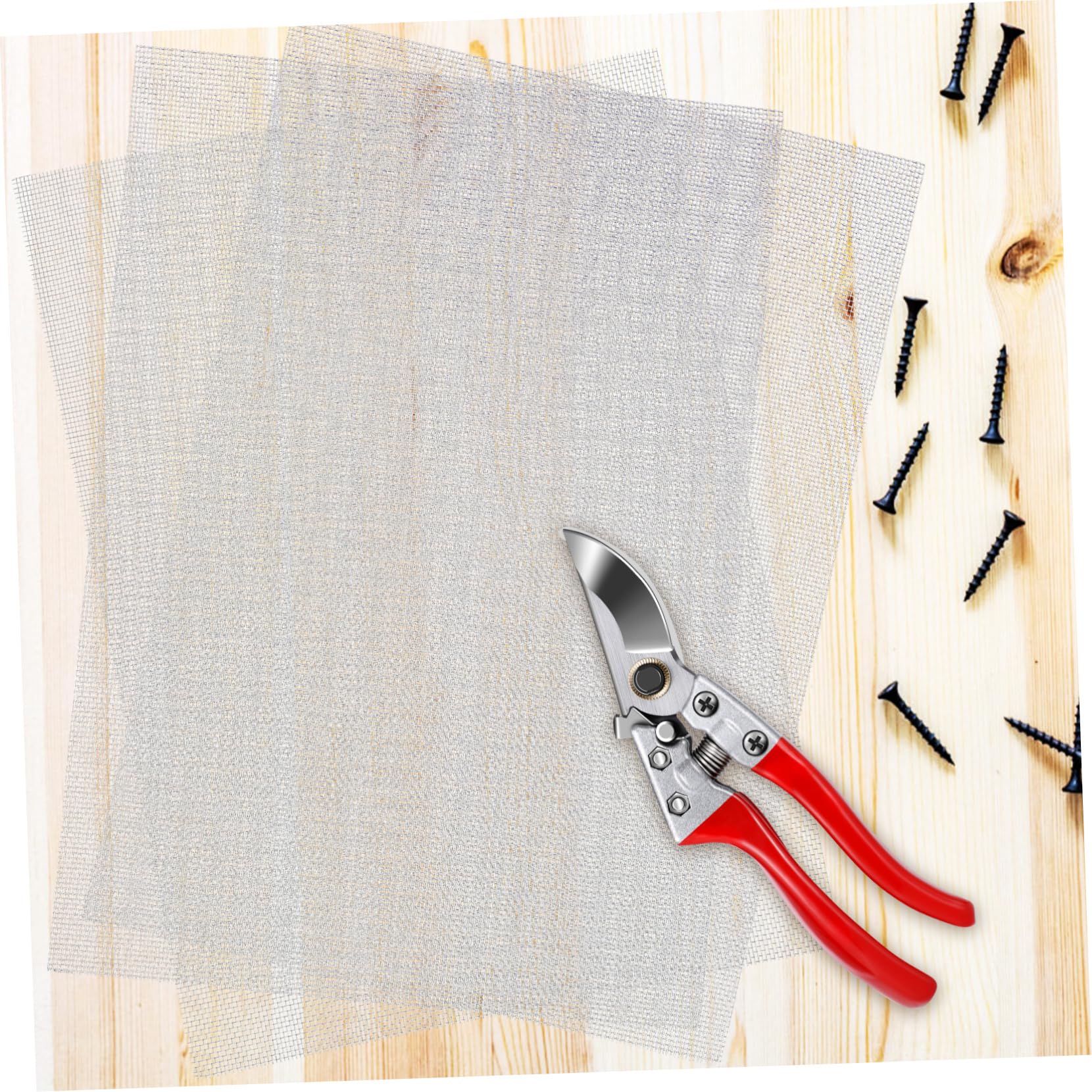 Cabilock Dustrial Metal Woven Mesh Stainless Steel Wire Mesh Screen Window Screen Mesh Vent Mesh Screen Construction DIY Projects