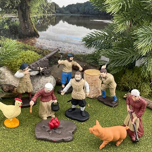 Miniatura 6 de Safari Ltd Jamestown Settlers TOOB con 10 figuras divertidas