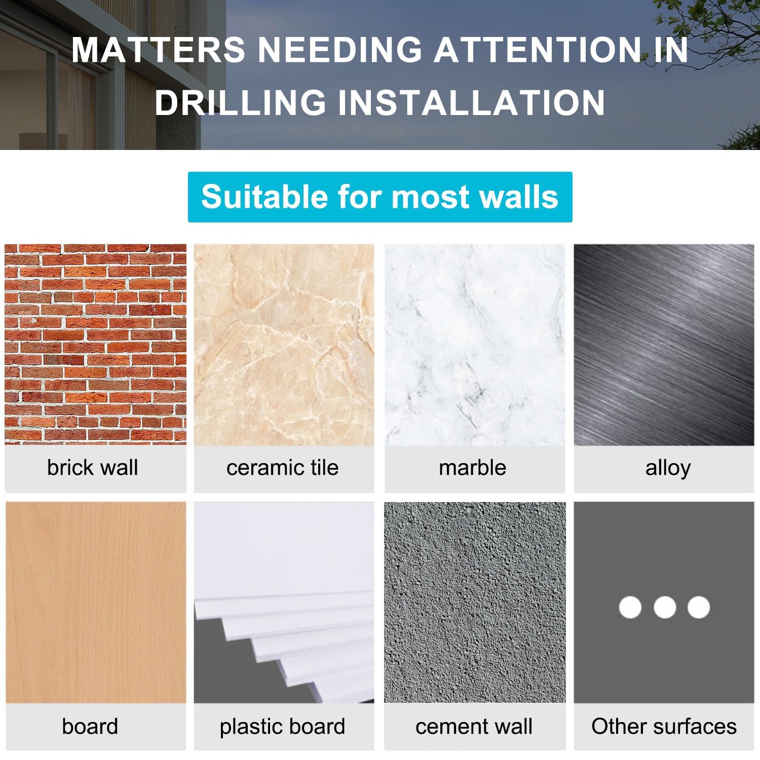 Supporto Telecamera Di Sicurezza Esterno - 2 Pezzi Con Rotazione 180&deg; - Facile Installazione Per Esterni/Interni