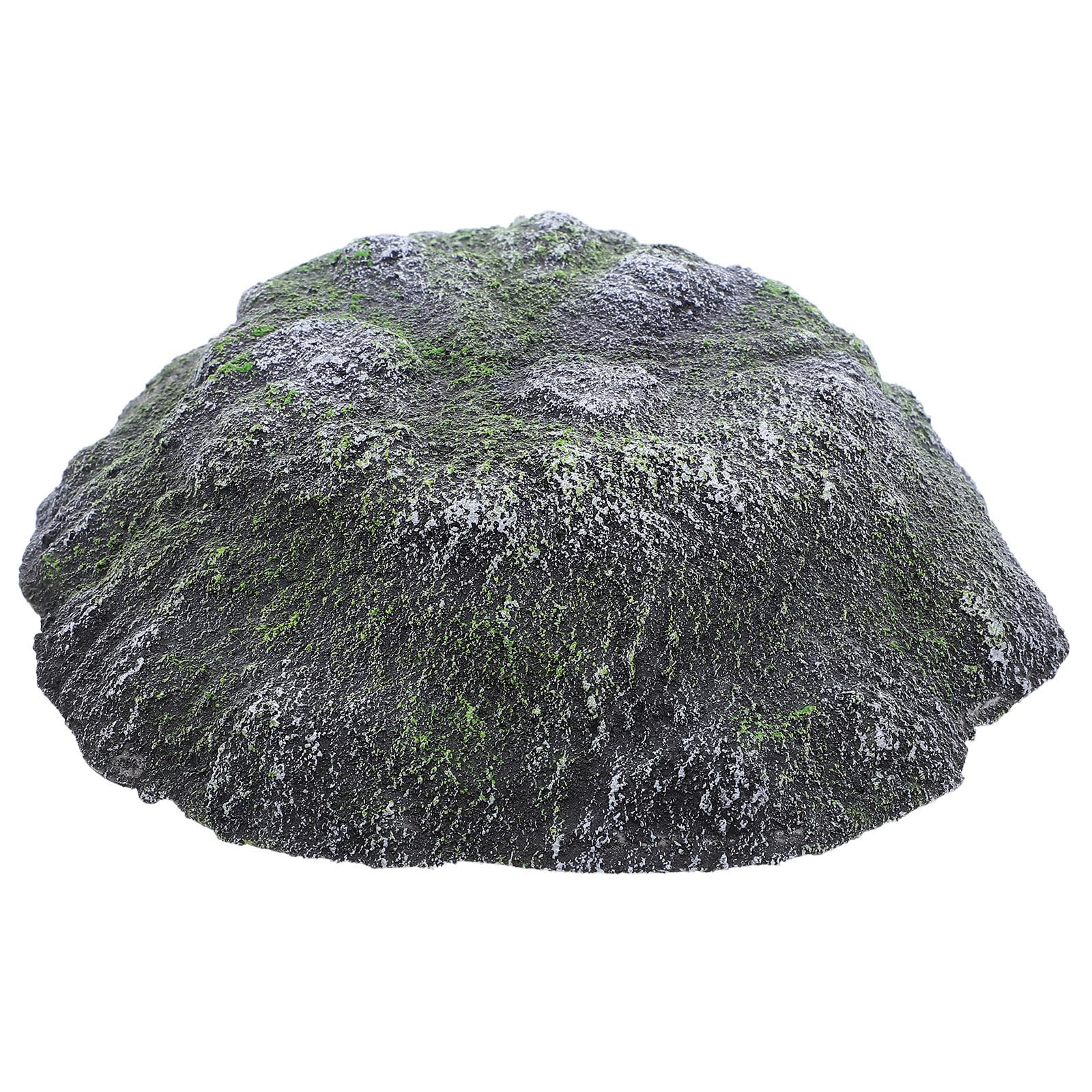 Resin Floating Turtle Platform with Realistic Island Design for Aquariums