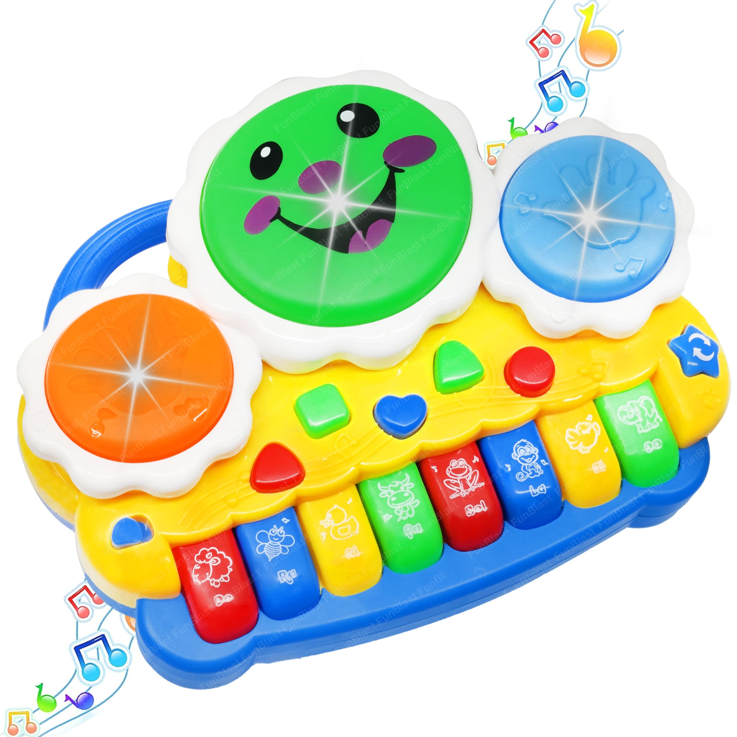 See full amazon price history chart for FunBlast Piano for Kids - Electric Drum with Organ Keyboard Musical Instrument Toys, Drum Keyboard Musical Toys with Flashing Lights, Animal Sounds and Songs, Musical Toys for 2, 3, 4, 5 Year old Kids FunBlast Piano for Kids - Electric Drum with Organ Keyboard Musical Instrument Toys, Drum Keyboard Musical Toys with Flashing Lights, Animal Sounds and Songs, Musical Toys for 2, 3, 4, 5 Year old Kids (B0CQJYQ839) Amazon Price History, Amazon Price Tracker