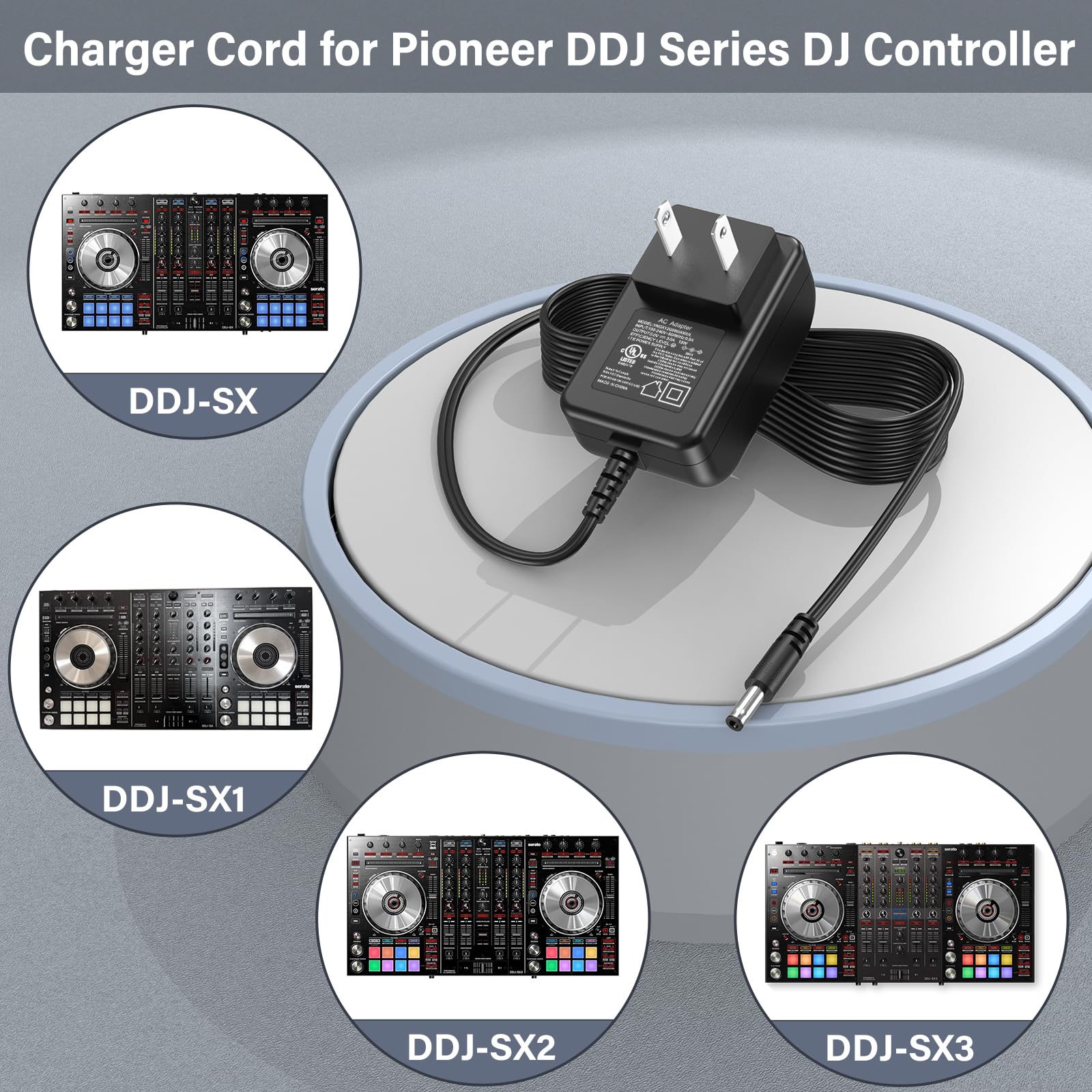 Amazon.com: HIENADTOR 5V DJ Controller Charger for Pioneer DDJ-SX