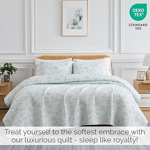 Miniatura 2 de Southshore Fine Living, Inc. Juego de ropa de cama individual de gran tamaño, juego de edredón de 2 piezas individual XLindividual con fundas de