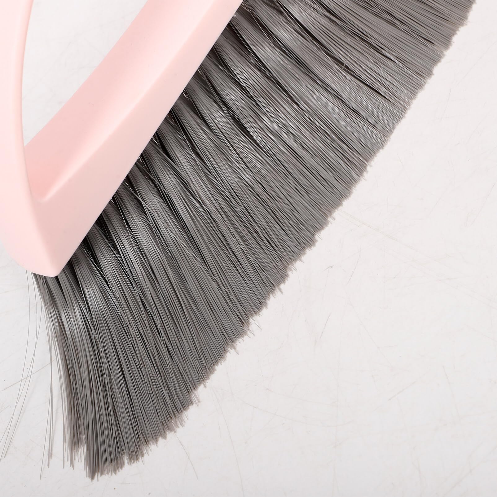 Beavorty Broom and Dustpan Set Indoor Piggy Broom with Dustpan Set Upright Dust Pans with Long Handle Angle Broom for Kids Garden Pet Hair Lobby Wood Floor Sweeping Kitchen