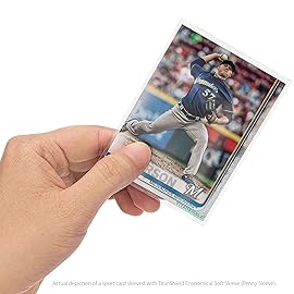 TitanShield 1000 Count 60-Microns Thickness Soft Penny Card Sleeves 2-5/8 x 3-5/8 (67x94mm), Ultra Clear (1000 Count)