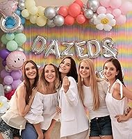 Vista 6 de Decoraciones de despedida de soltera aturdida y comprometida, decoraciones para despedida de soltera retro I Incluye globo aturdido y comprometido