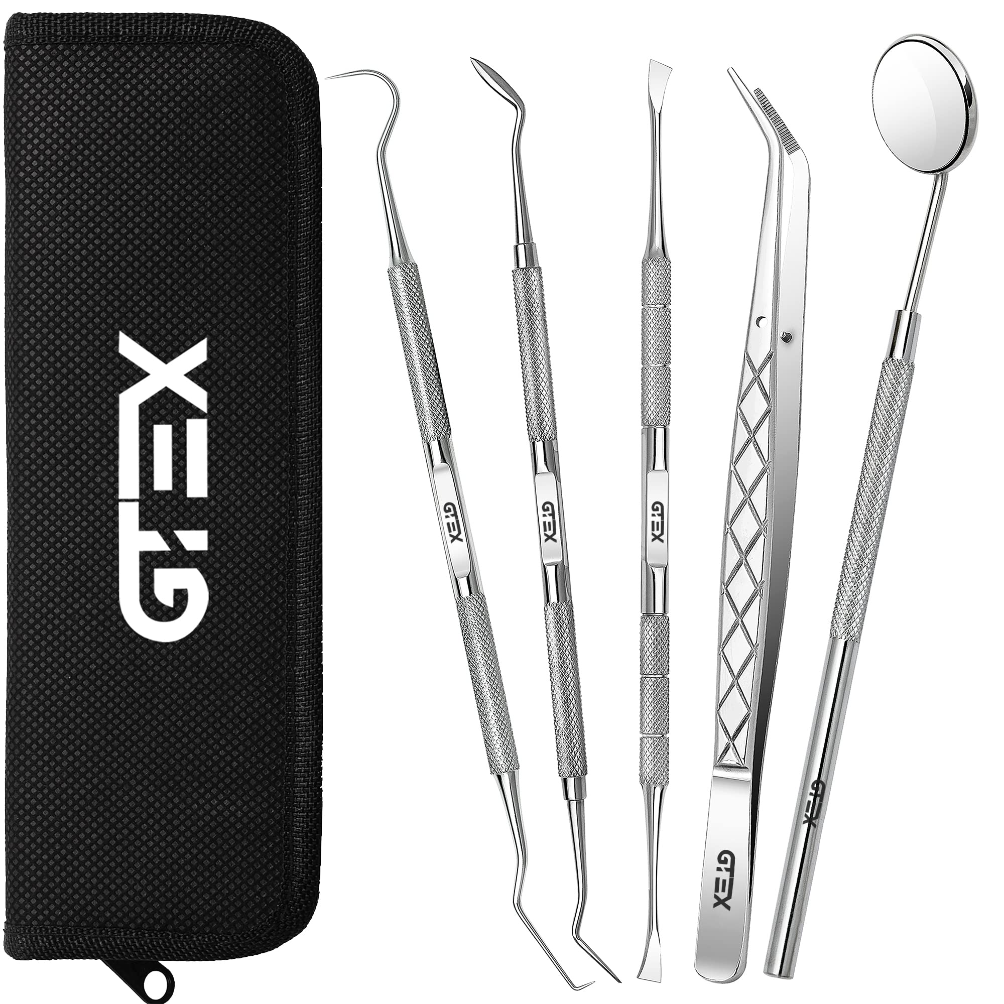 Buy GTEX Plaque Remover for Teeth, 5PC Dental Tools Kit for Teeth
