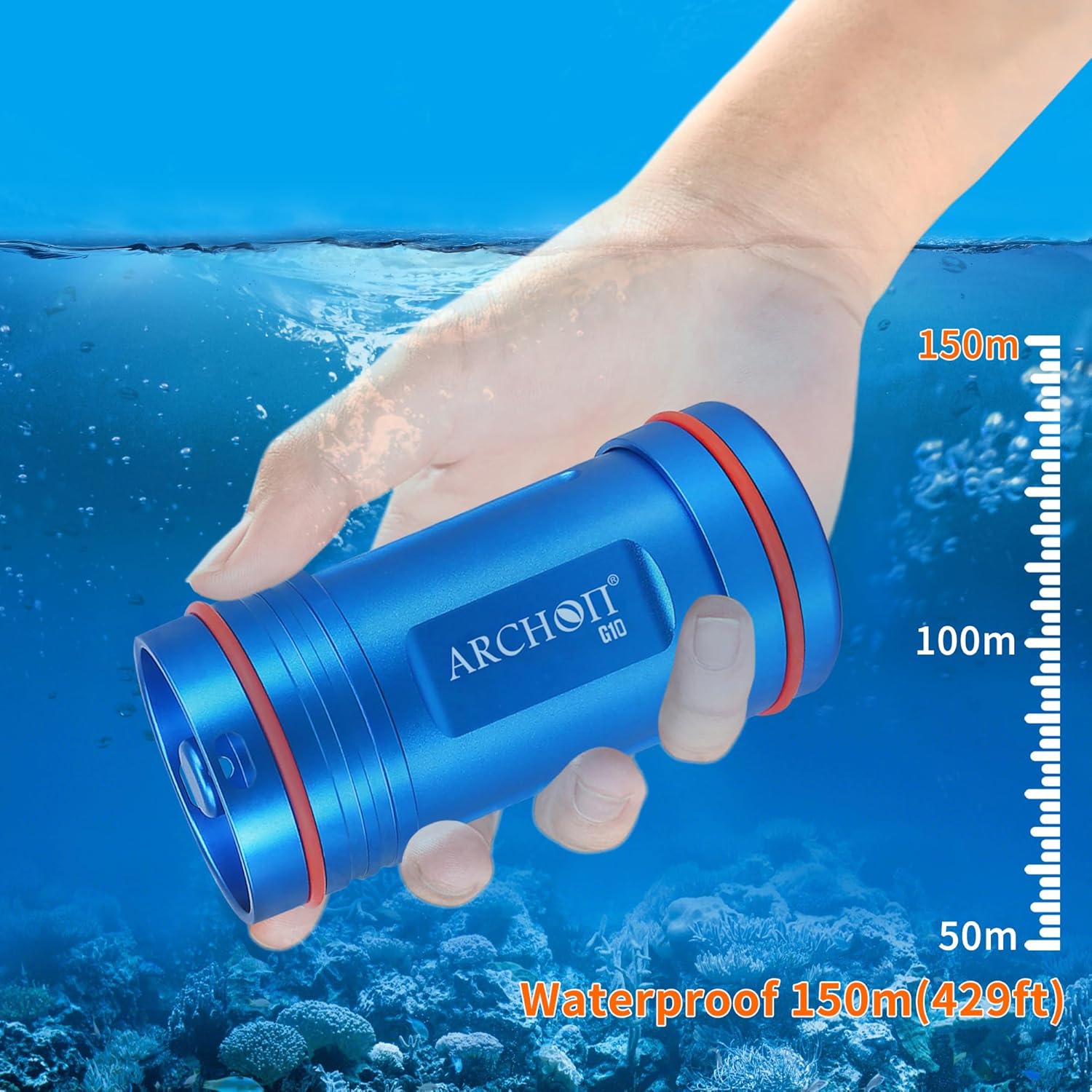 ARCHON Aluminum Alloy Waterproof Car Key Holder FOB Case, Keychain Dry Storage Box for Swimming,Diving Essential, Small Bag Kit for Boating - Image 4