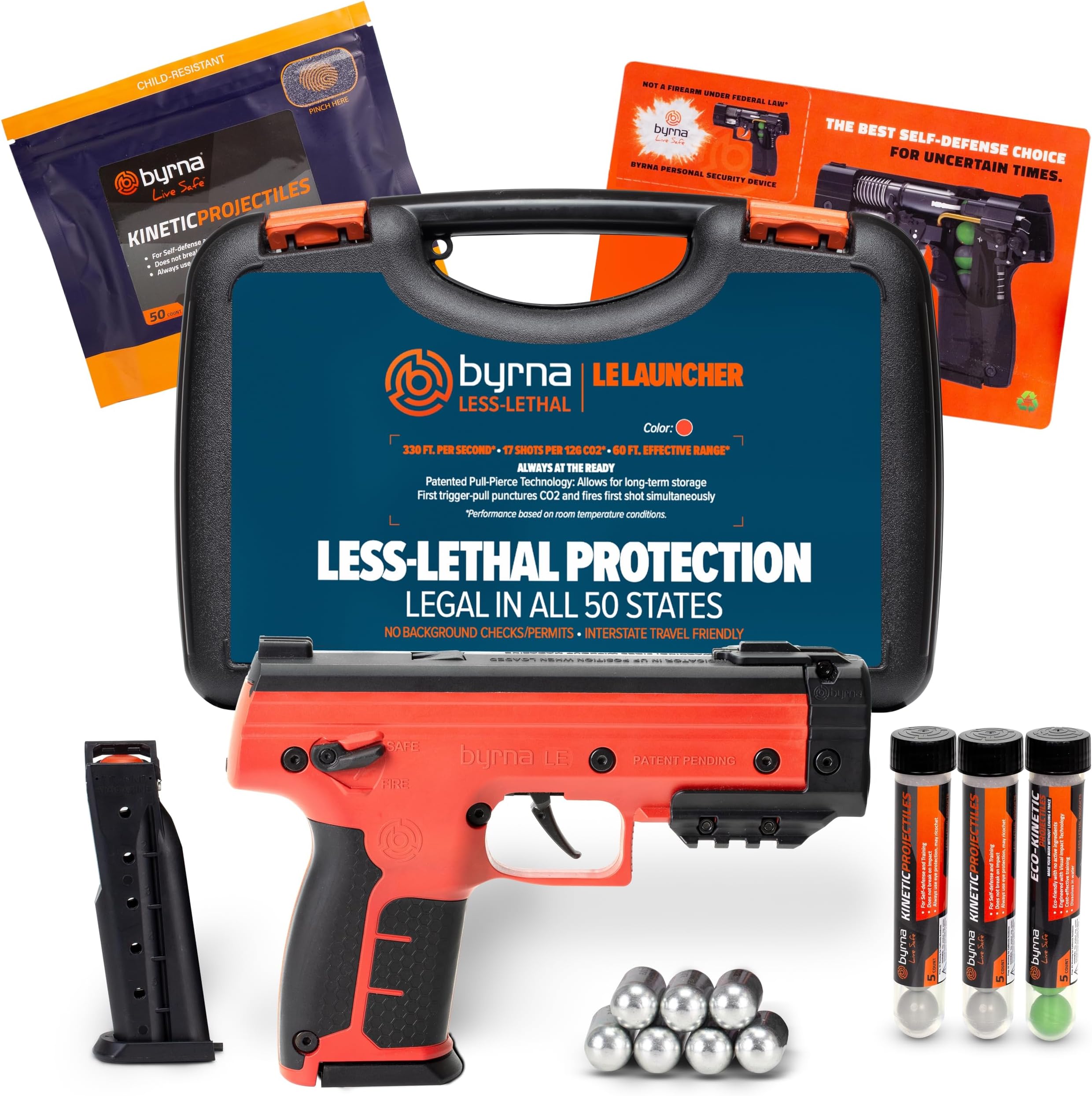 Byrna LE - Kinetic Ultimate Bundle | Less-Lethal Self-Defense & Home Defense Device