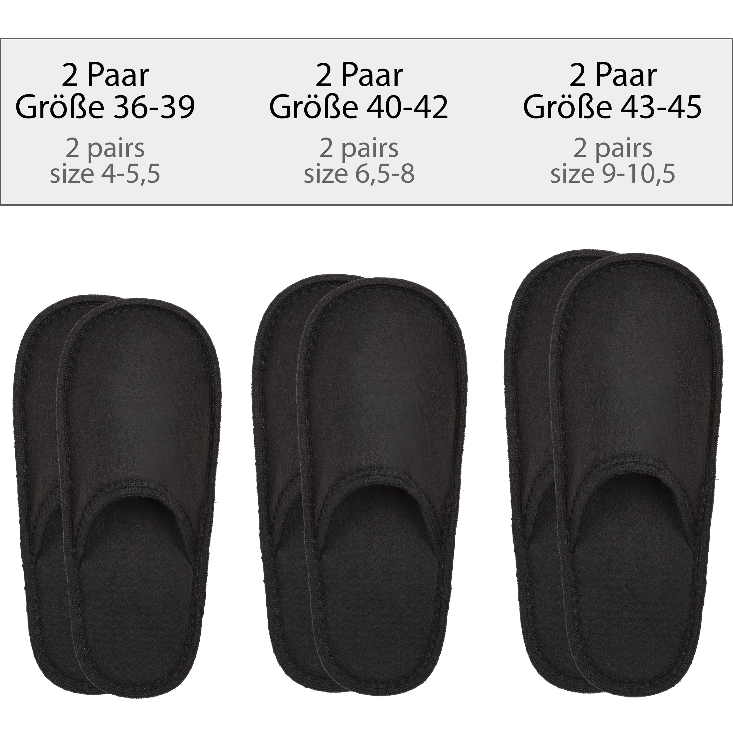 ONVAYA® Pantofle gościnne ABS | abstrakcyjna twarz | zestaw 6 sztuk | antypoślizgowa podeszwa | kapcie | filcowe pantofle | rozm. 36-45 kapcie dla gości, Abstrakcyjna twarz., 36/45 EU
