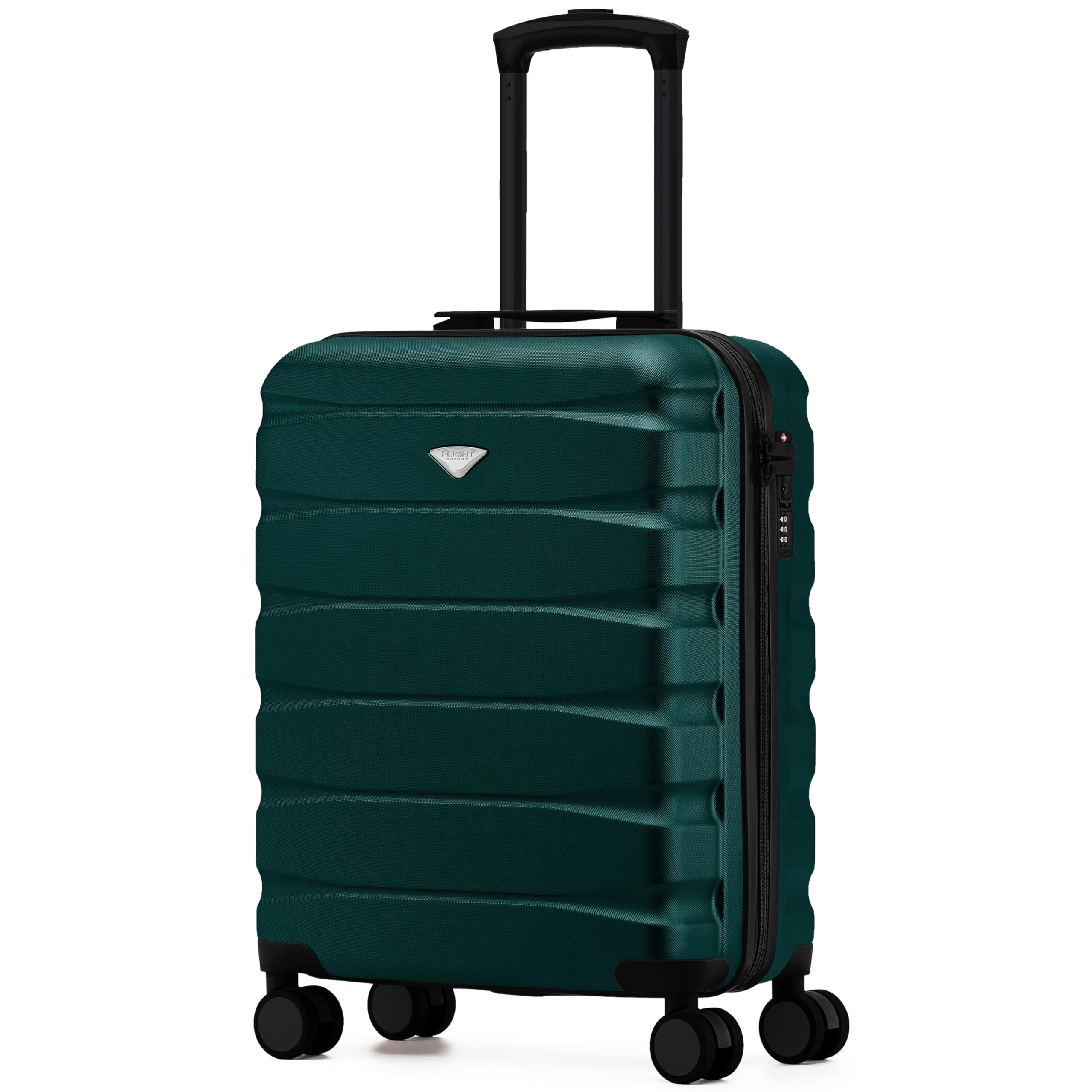 Flight Knight Underseat Cabin Suitcase 45x36x20cm | Free Hand Luggage for EasyJet & Wizz Air | Lightweight ABS Hard Shell with 8 Silent-Glide Spinner Wheels | Max Space Travel Bag — view 288