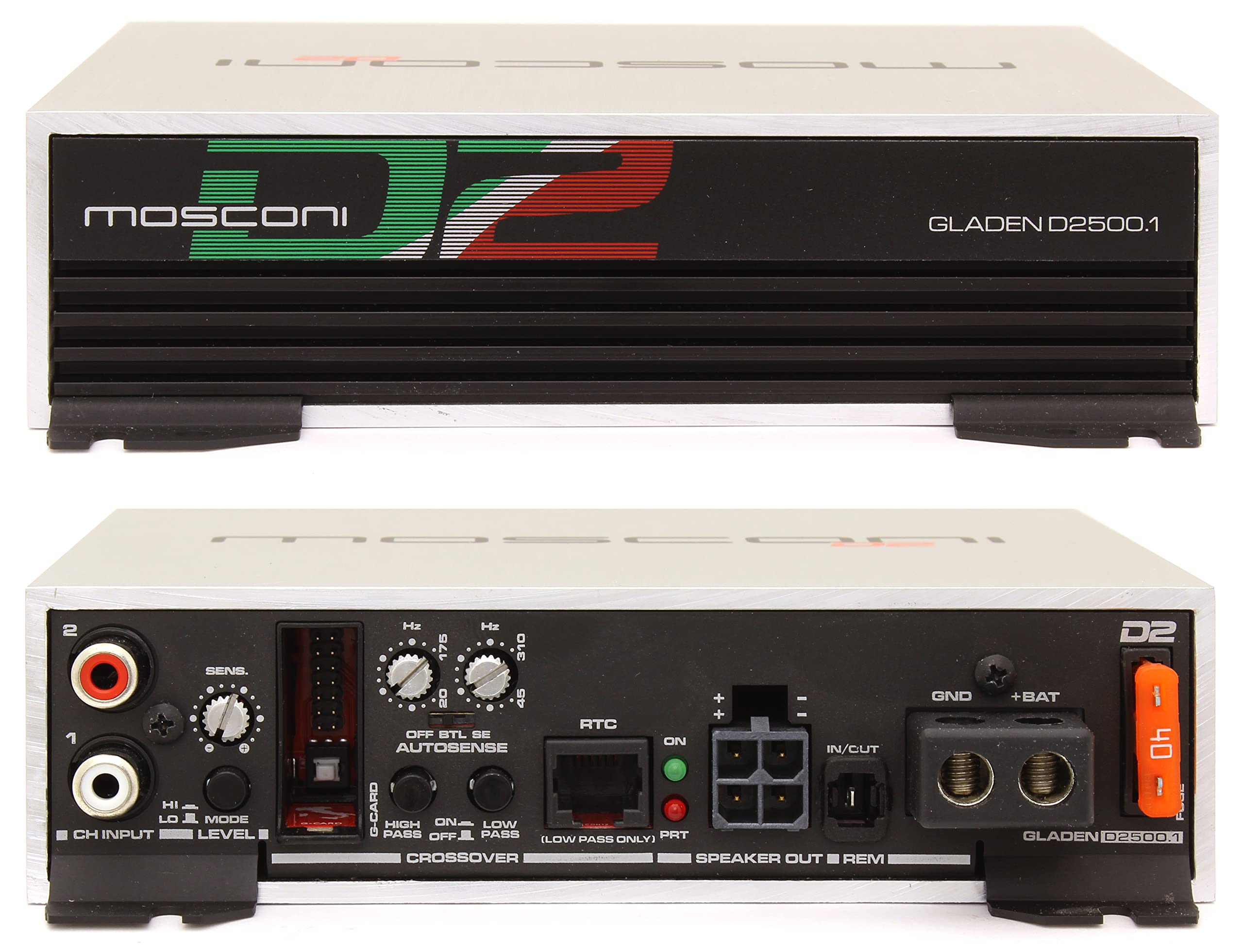 D2 500.1 - Mosconi 500W RMS Monoblock Amplifier