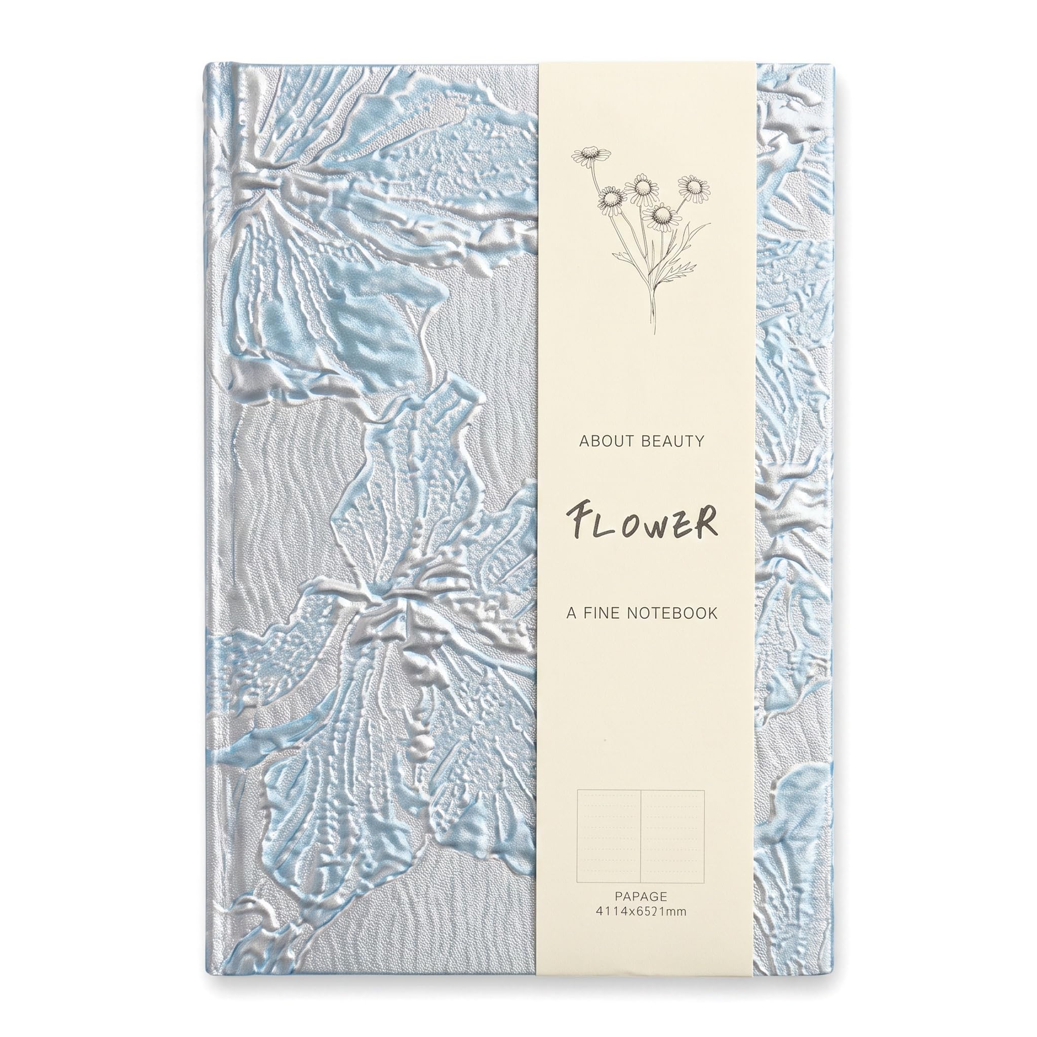 1 Piece Pink Floral Journal Notebook for Women Pink Notebook (Blue)