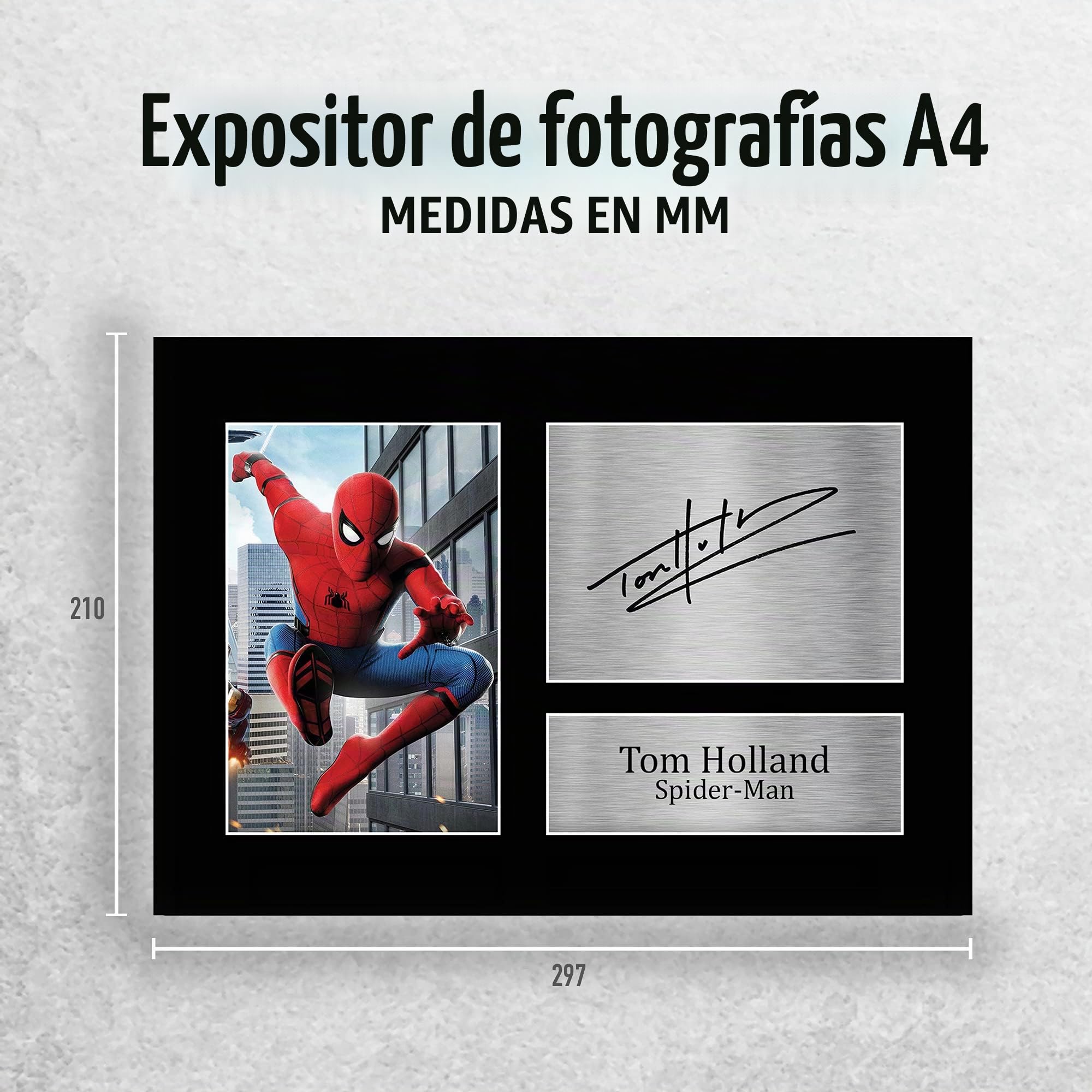 HWC Trading Tom Holland A4 Frameless Photo Display Gift Printed