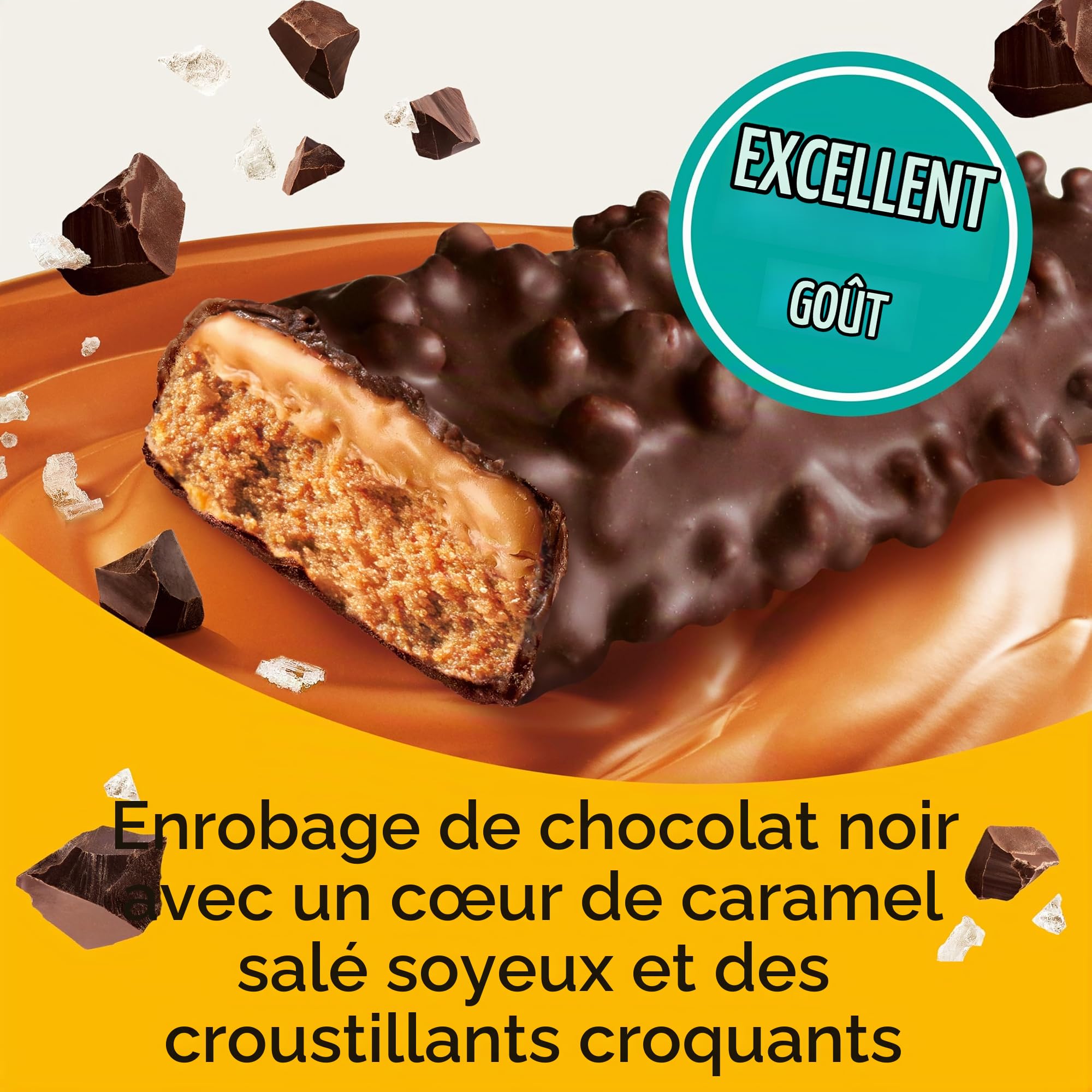 Fulfil Vitamin & Protein Bar 15X55G Dark Choc Salted Caramel