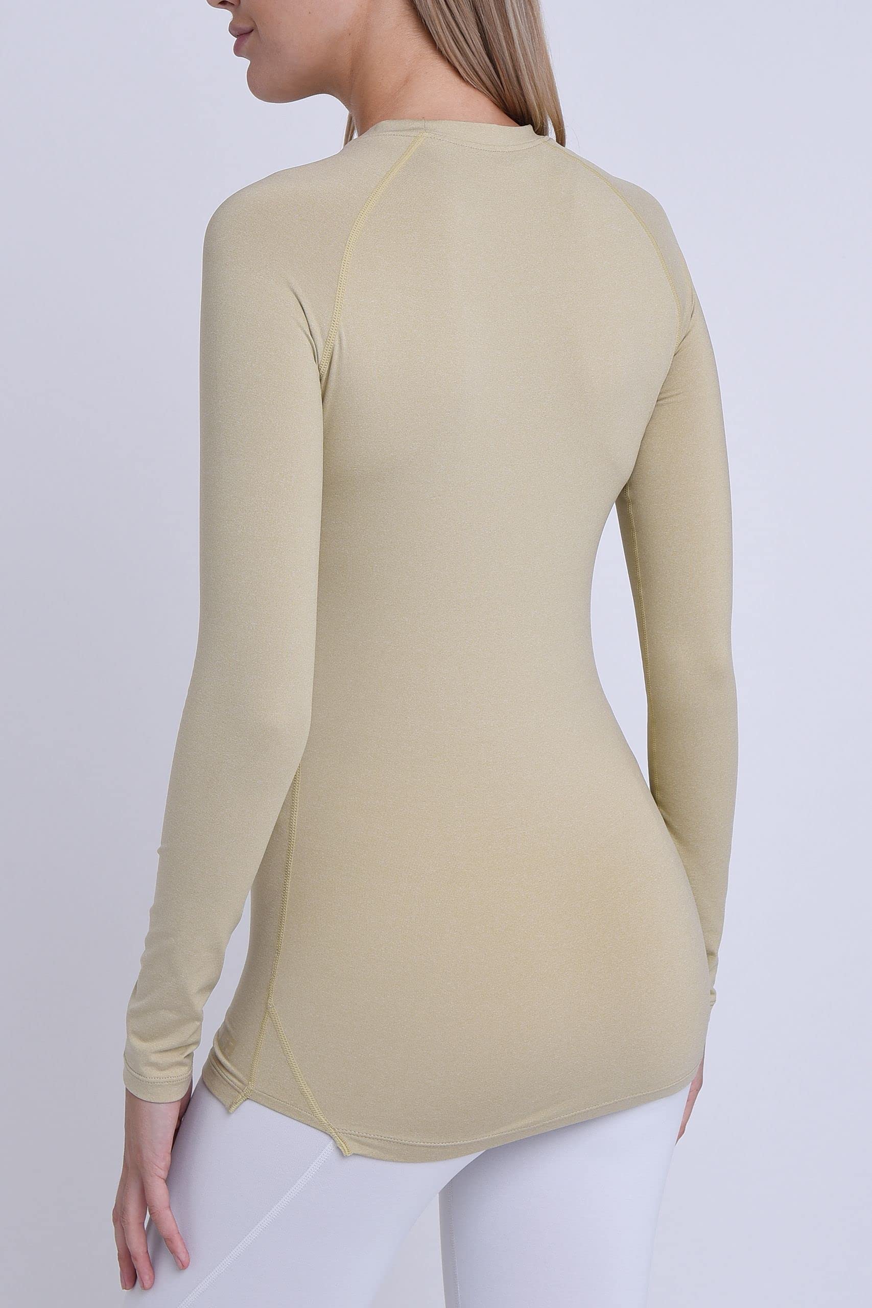 TCA SuperThermal Maglia Termica Donna Manica Lunga - Intimo Termico Donna Invernale - Maglietta Termica Sportiva - Maglie Termiche - Maglia Intima Quickdry - Abbigliamento Termico
