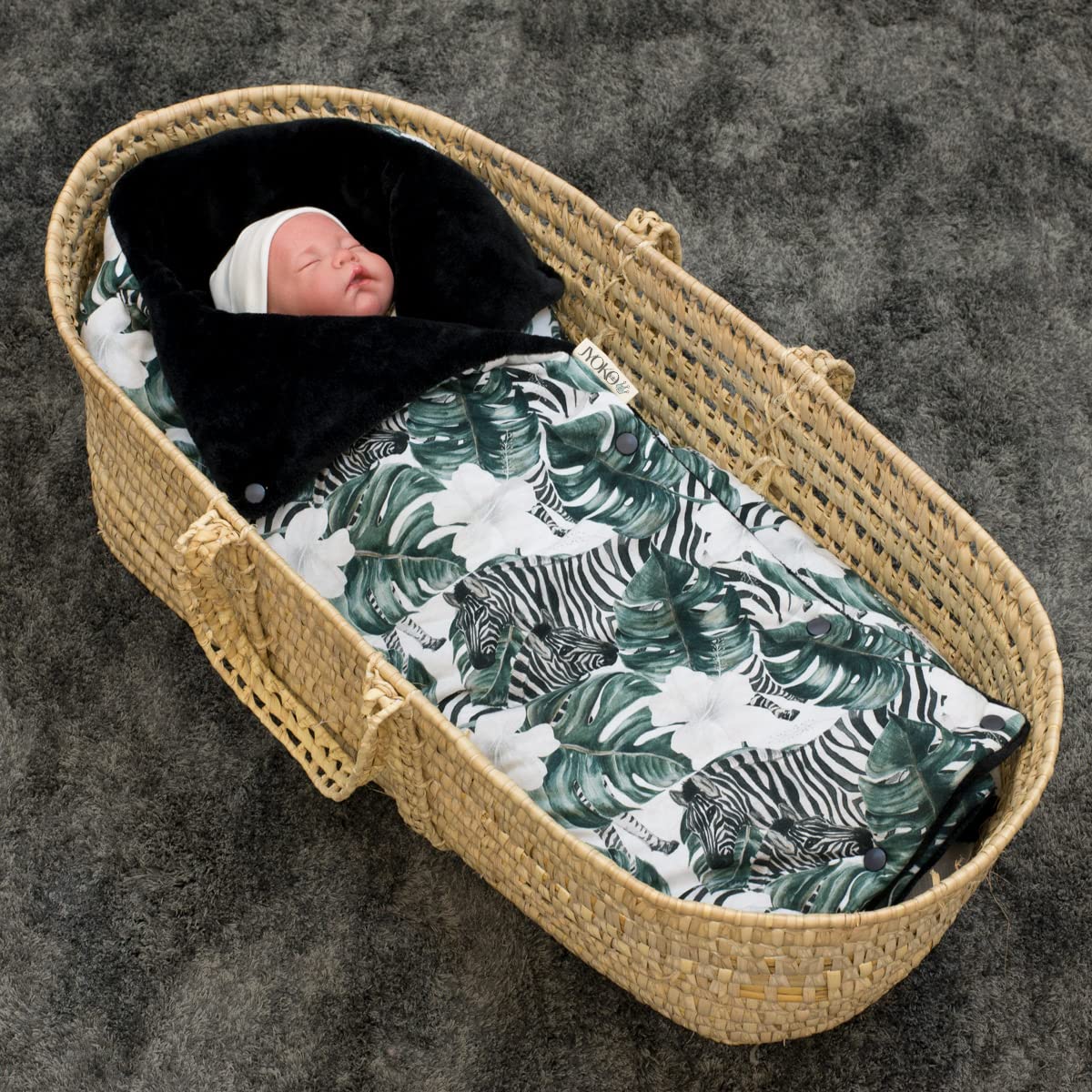 JYOKO KIDS Sacchi Universale Per Navicella (ZEBRA, PILE)
