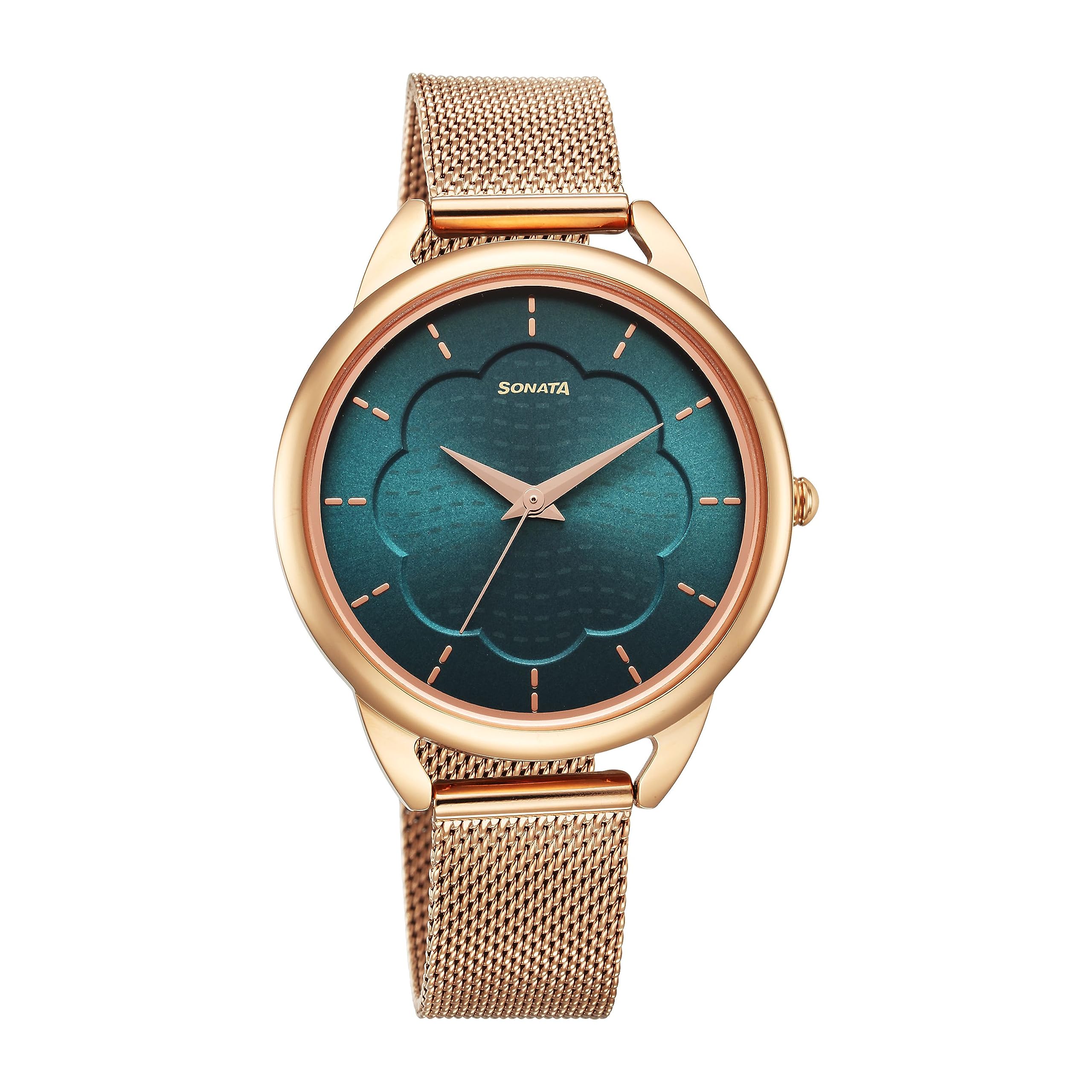 Sonata Wedding Quartz Analog Green Dial Stainless Steel Strap Watch for Women-NS87051WM01 (B0CDXRN5NR) Amazon Price History, Amazon Price Tracker