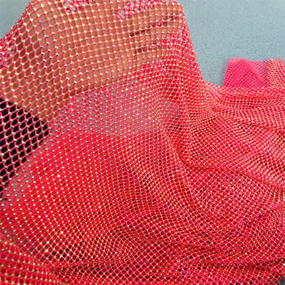 Shiny Rhinestones Mesh Applique Trim Fabric with Rhinestones Crystal Sewing Strass Crystal Tape Net for DIY Ribbon Dress 3 1yard