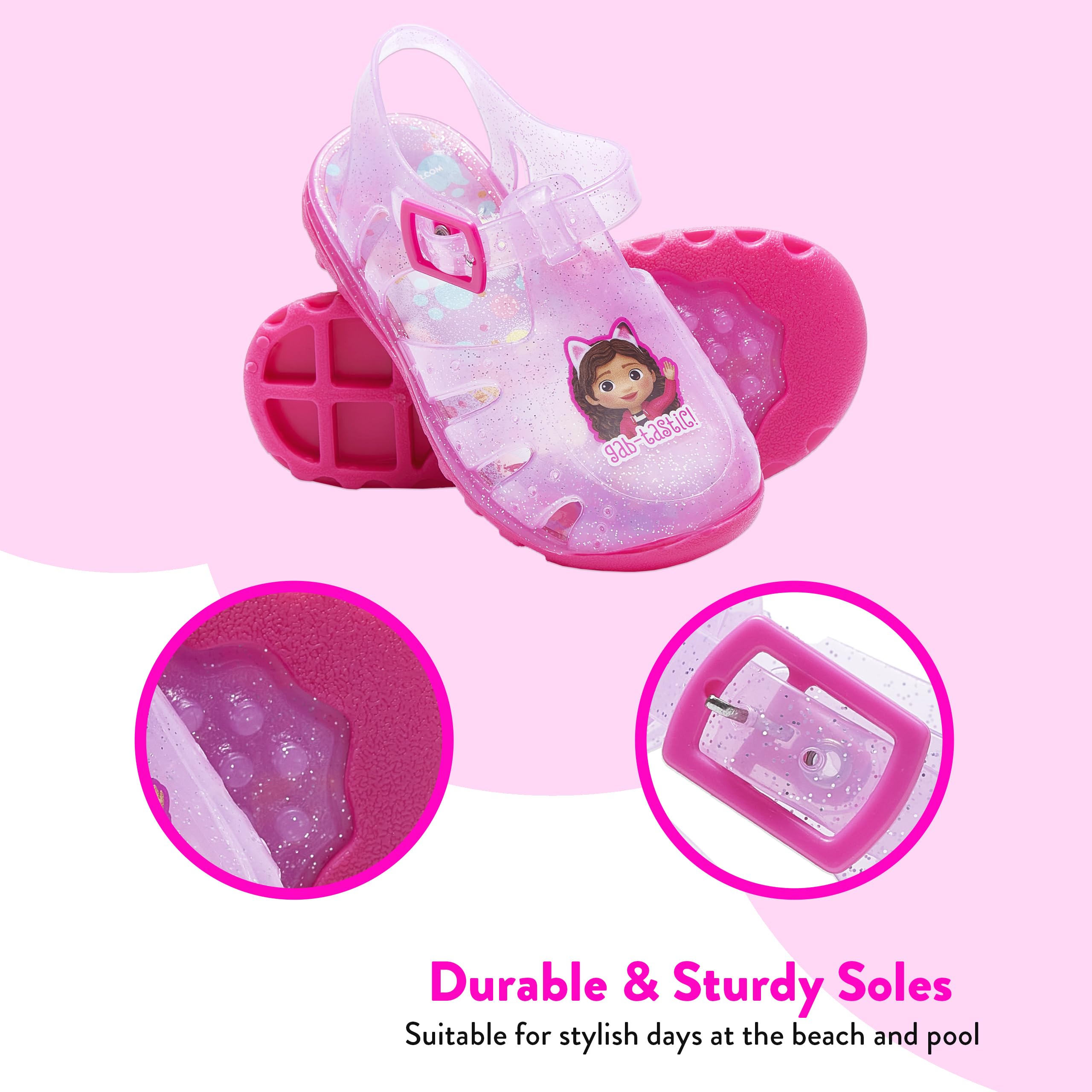 Gabbys Dollhouse Sandalias | Zapatos De Gelatina Para Niñas | Sandalias Verano Niña