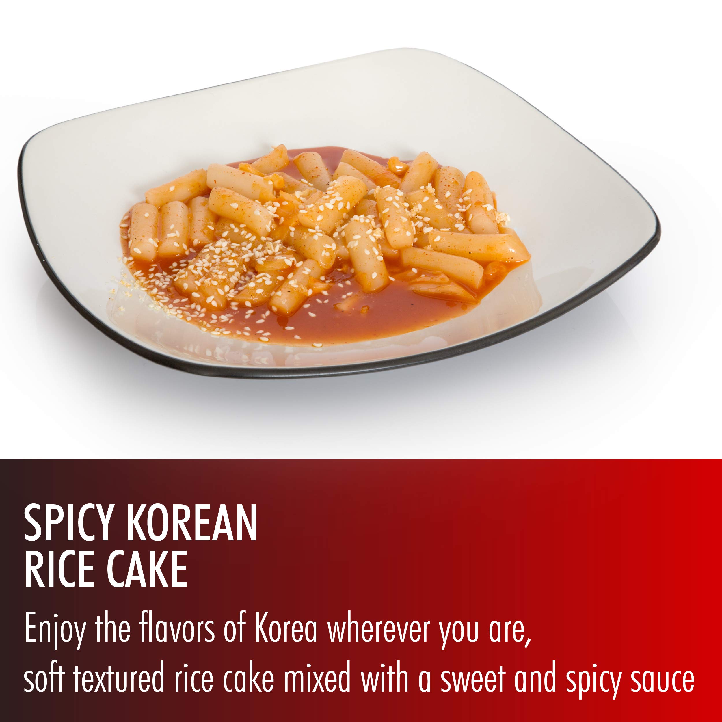 Yopokki Sweet & Mild Spicy Tteokbokki Pack I Korean Topokki Instant