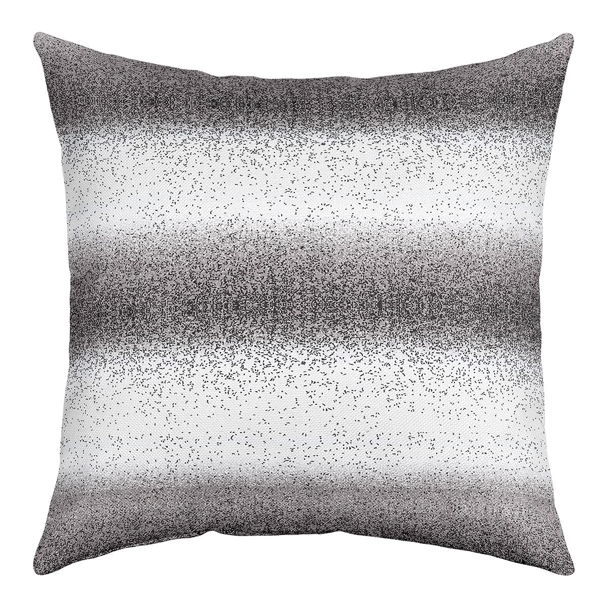 Juego de 4 fundas de cojín cuadradas de rayas grises y blancas degradadas, juego de 4 fundas de almohada geométricas reversibles para decoración, fundas de almohada geométricas, decoración del hogar,