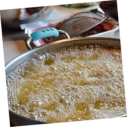 Miniatura 5 de STOBAZA Cubierta antideslizante para ollas, tapa de tapón de silicagel, cubierta de mango de cacerola para hervidor de agua