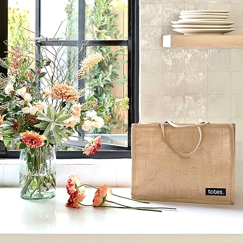 Miniatura 8 de totes. Bolsas de arpillera grandes - Bolsas de arpillera con asas - Bolsas de regalo de arpillera - Bolsas de yute - Bolsas de yute con asas