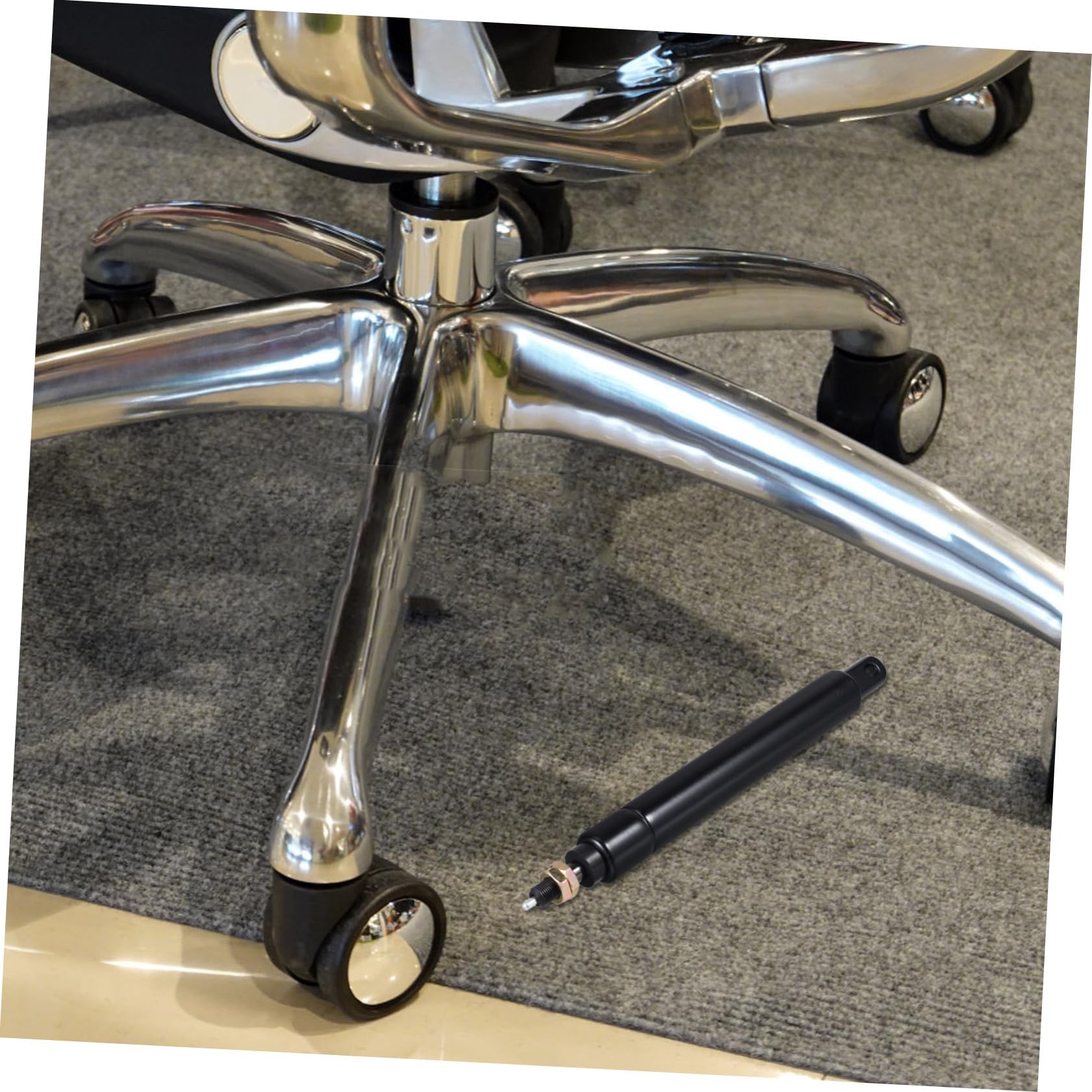 NUOBESTY Cilindro de Gas Ajustable Instalación Fácil para Silla de Oficina Accesorio Metálico de Repuesto para Sillas de Salón y Gaming