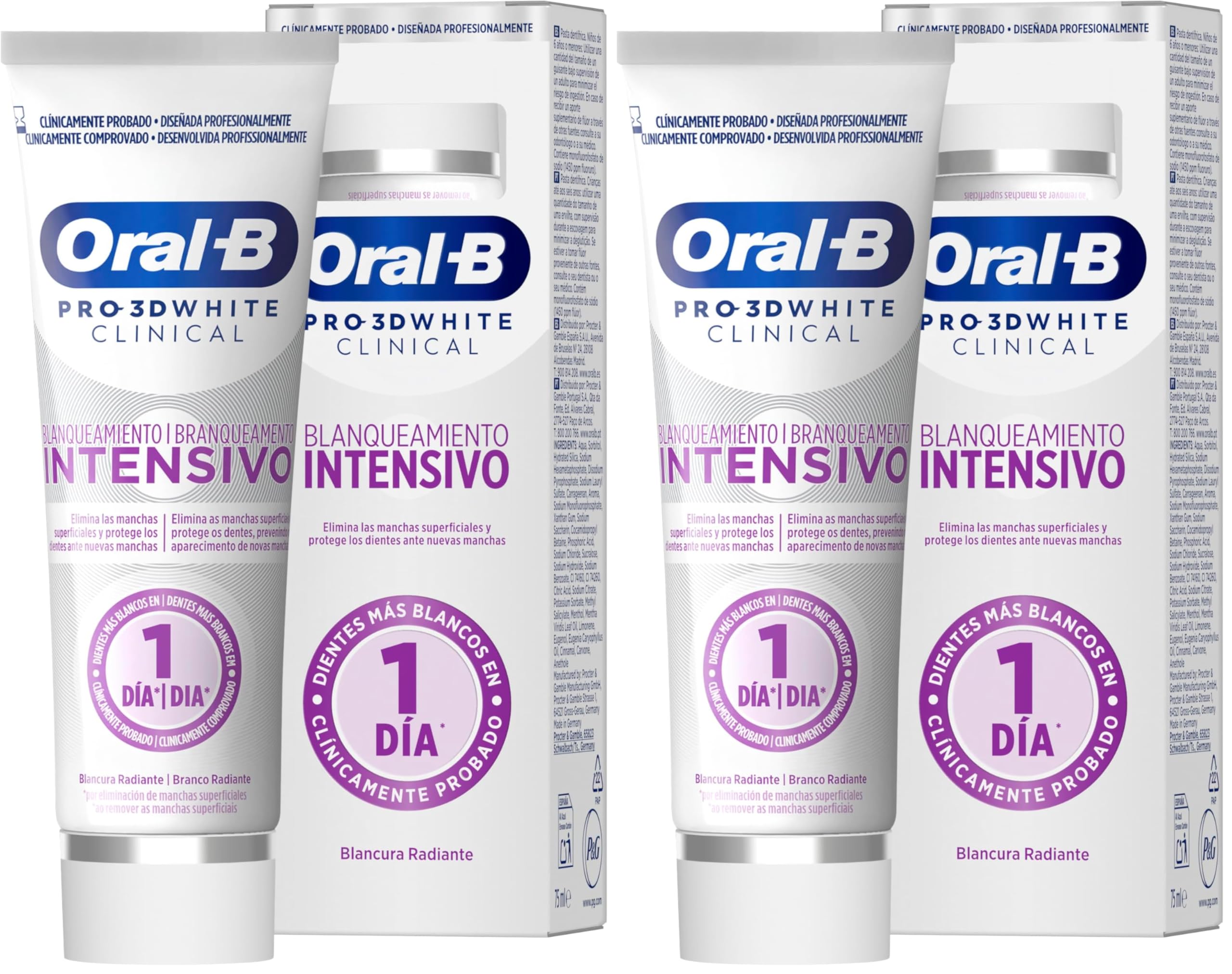 Blanquea Tu Sonrisa: Oral-B Pro 3D White - Paquete de 2