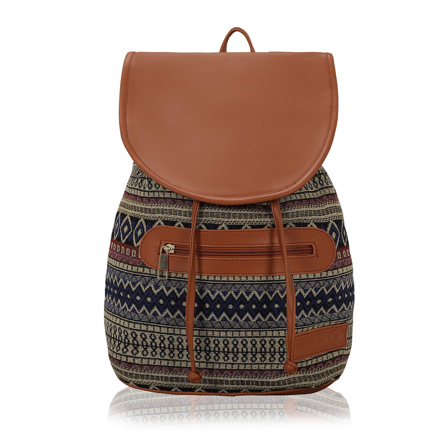 KLEIO Quilted Leather Backpack for Women (Multicolour) with 10 Litre Capacity | Multifunctional Backpack for Girls with Adjustable Shoulder Strap & Zip Closure |Casual Backpack for Travel & College (B07PDMTS58) Amazon Price History, Amazon Price Tracker