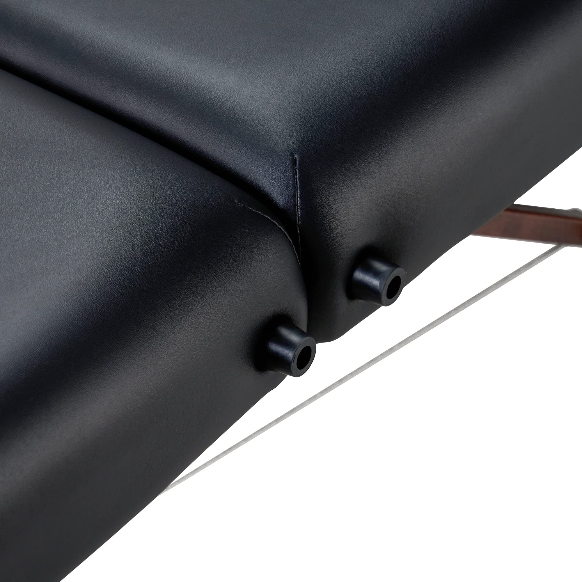 Master Massage Del Ray Mobil Massageliege Kosmetikliege Therapiebett Massagebank Klappbar Holz 76cm Schwarz