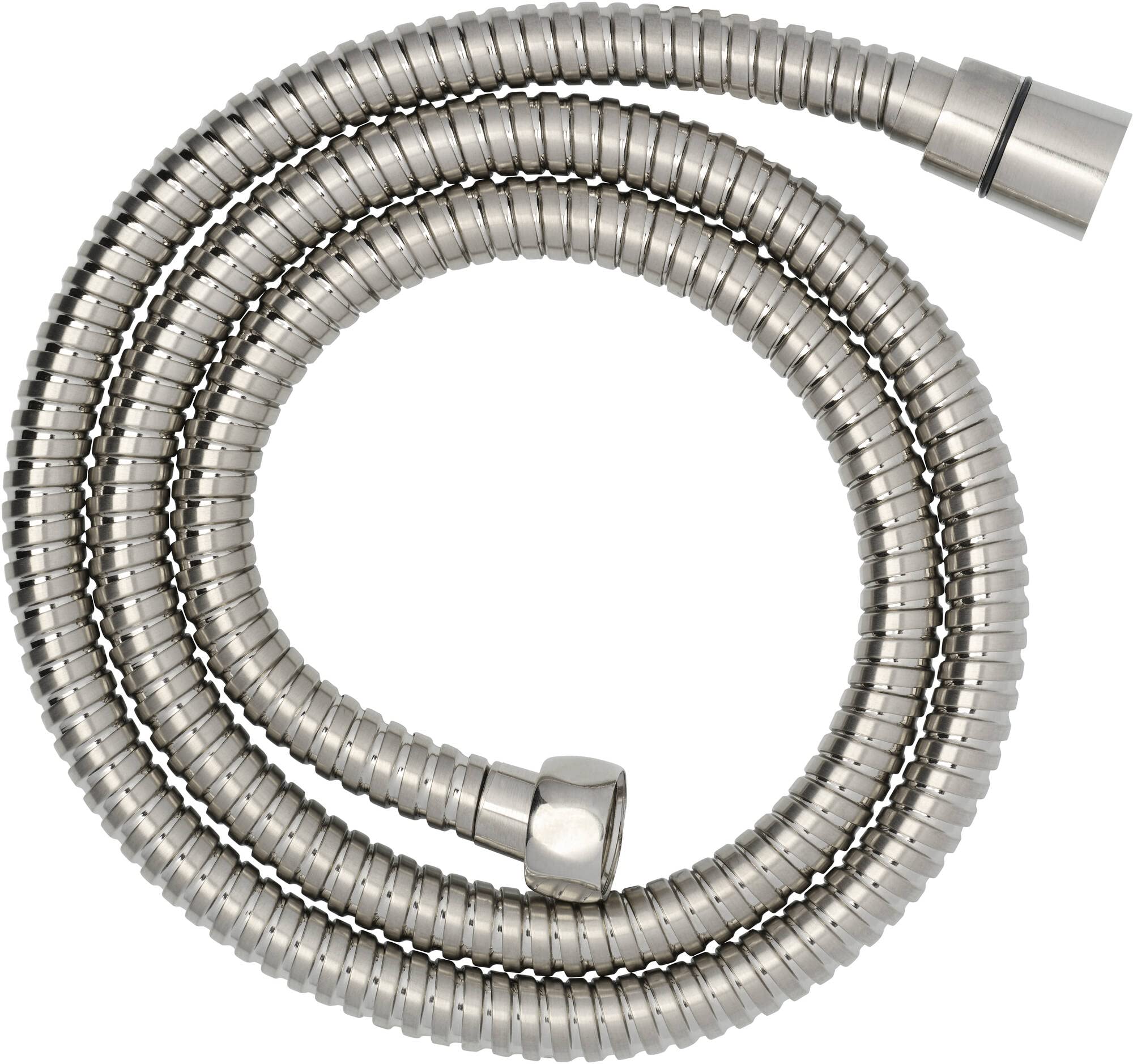 Ben MSL Duschschlauch - Flexibler Brauseschlauch - Edelstahloptik - Luxuriöses Aussehen - Nickel Gebürstet - 125 cm - Duscharmatur - Dusche - Schlauch