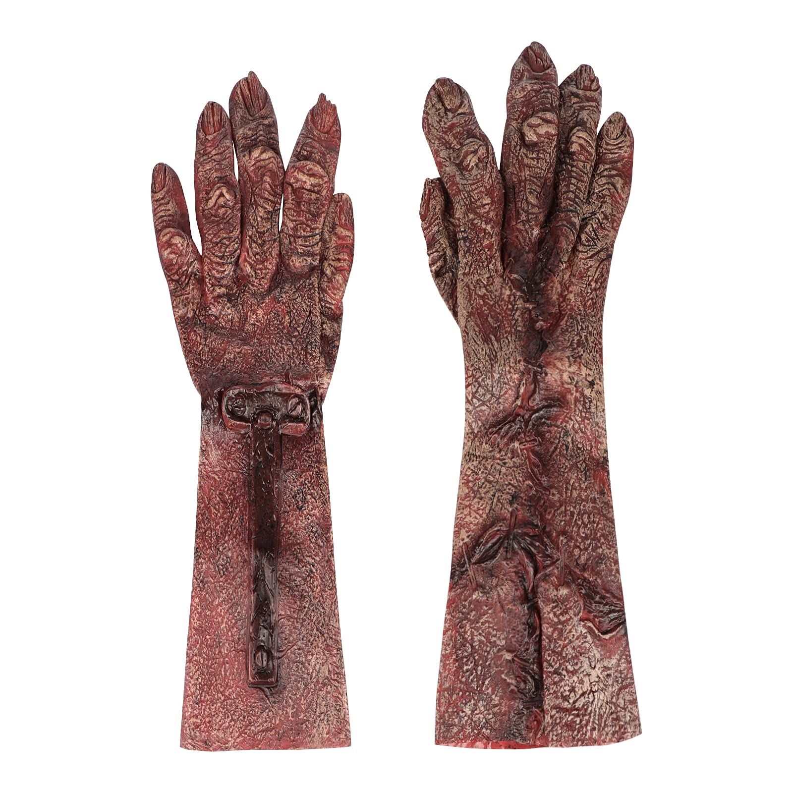XGOPTSWolf Gloves Halloween Beast Paw Gloves Claw Gloves Werewolf Gloves Monster Bloody Gloves Hairy Furry Cosplay Party Costume For Theatre Stage Monster Easter