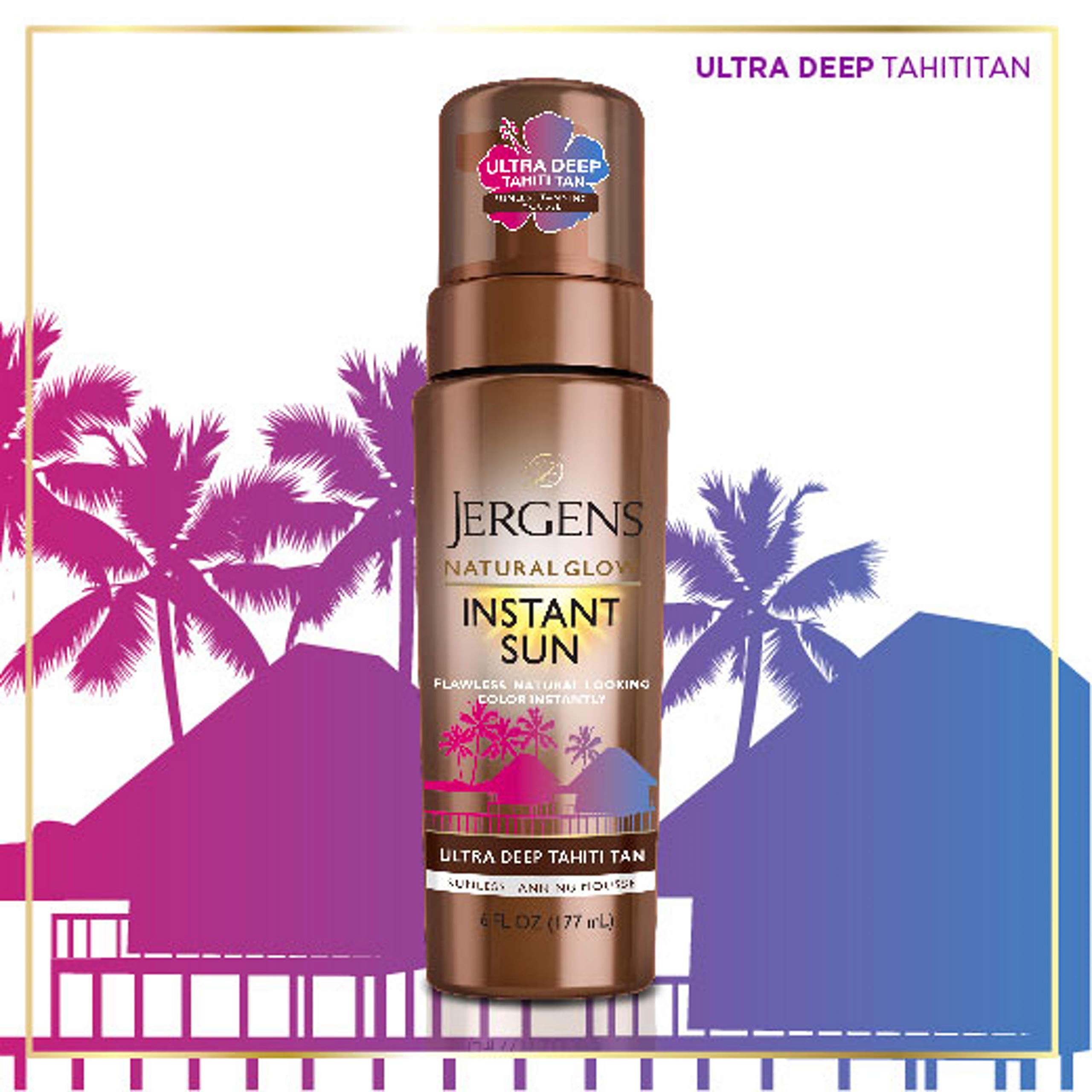 Buy Jergens Natural Glow Instant Sun Body Mousse, Dark Self Tanner for