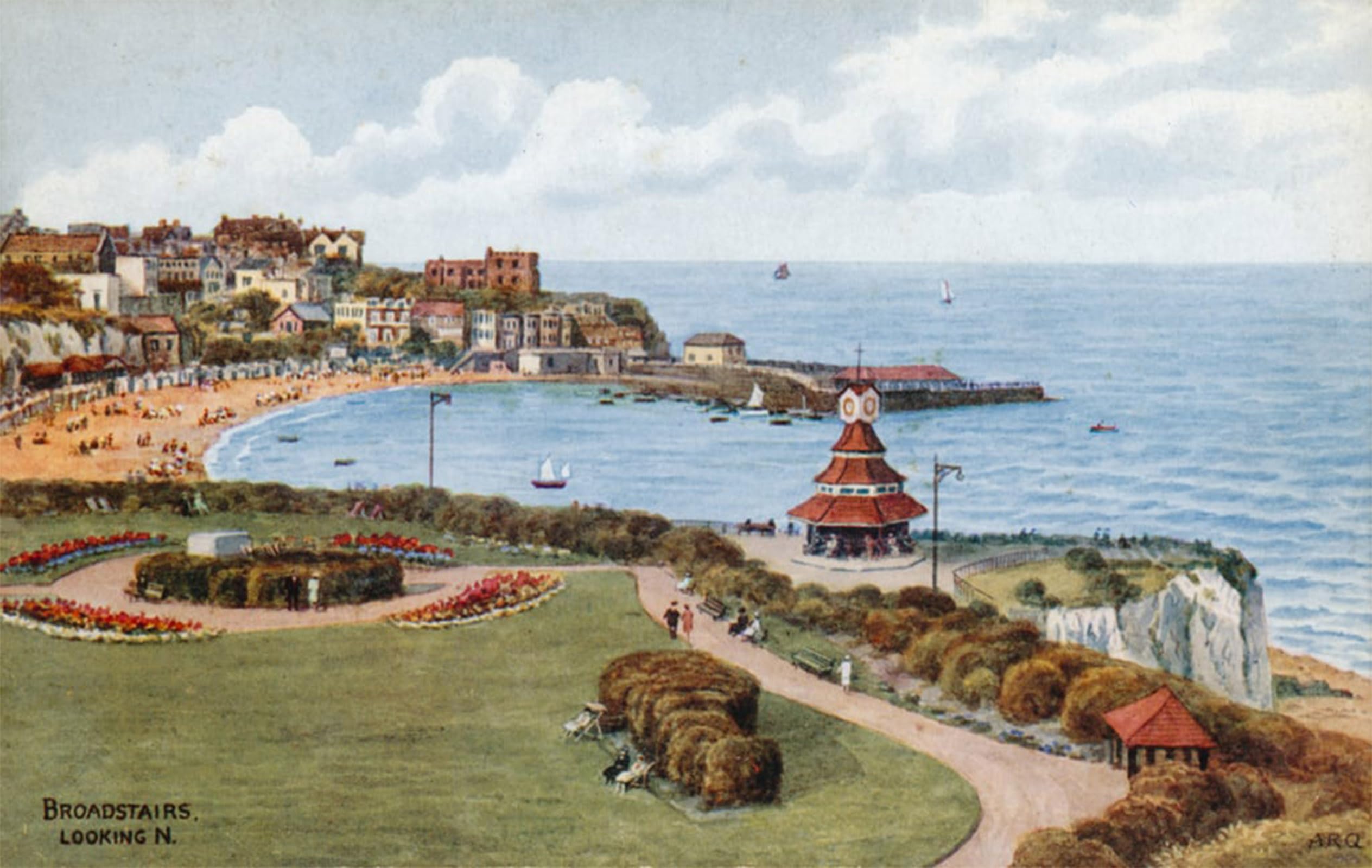 SERENDIPITP Aesthetic Poster Photo Wall Print Retro Picture Broadstairs Looking by Alfred Robert Quinton Modern Wall Artwork for Home Decor 60x90cm