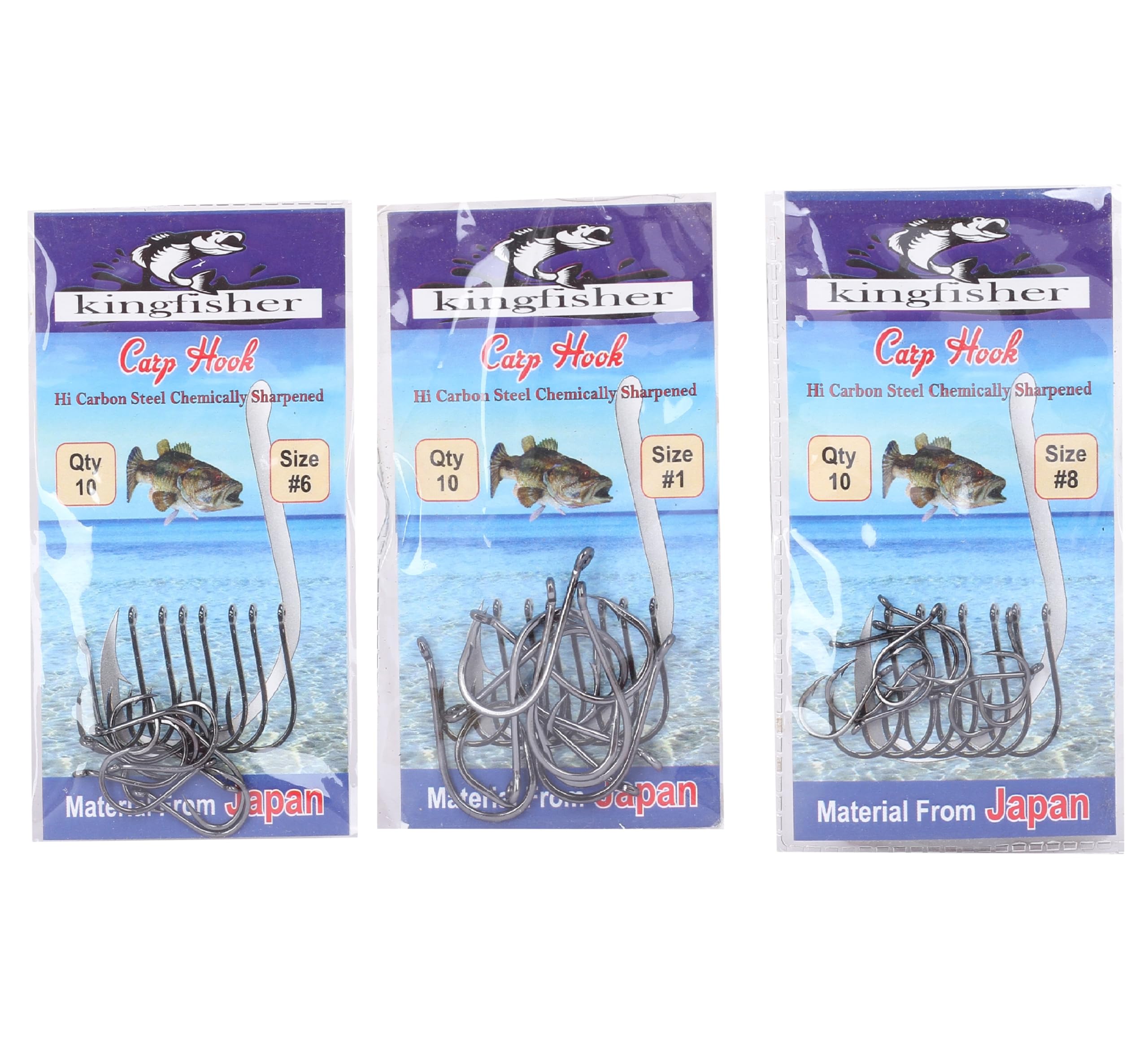 See full amazon price history chart for Hunting Hobby Kingfisher Series carp Hook Made up with hi Carbon Steel chemically sharpened Best for Fresh and Saltwater Fishing (Combo Size(Size 1,6,8 each10 pcs) 30pcs) Hunting Hobby Kingfisher Series carp Hook Made up with hi Carbon Steel chemically sharpened Best for Fresh and Saltwater Fishing (Combo Size(Size 1,6,8 each10 pcs) 30pcs) (B0CQC5RDYY) Amazon Price History, Amazon Price Tracker