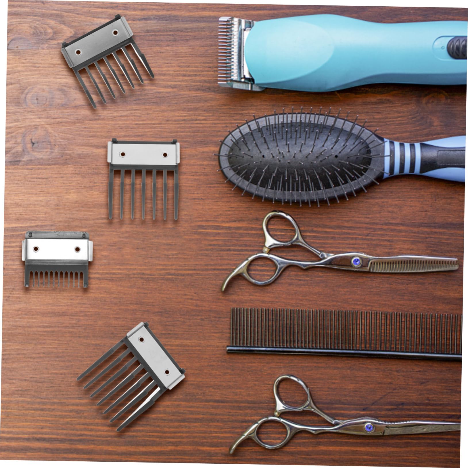 HAPINARY 2sets 4-piece Clipper Guards Clipper Guards Cutting Guides for Hairdressing Professionals 4pcs*2