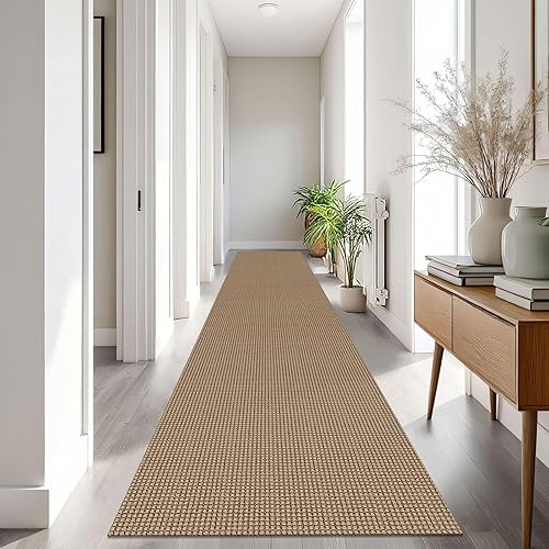 Miniatura 453 de IOHOUZE Alfombra lavable de 4 x 6 pies con parte trasera de goma antideslizante tejida para interiores y exteriores, alfombra para entrada